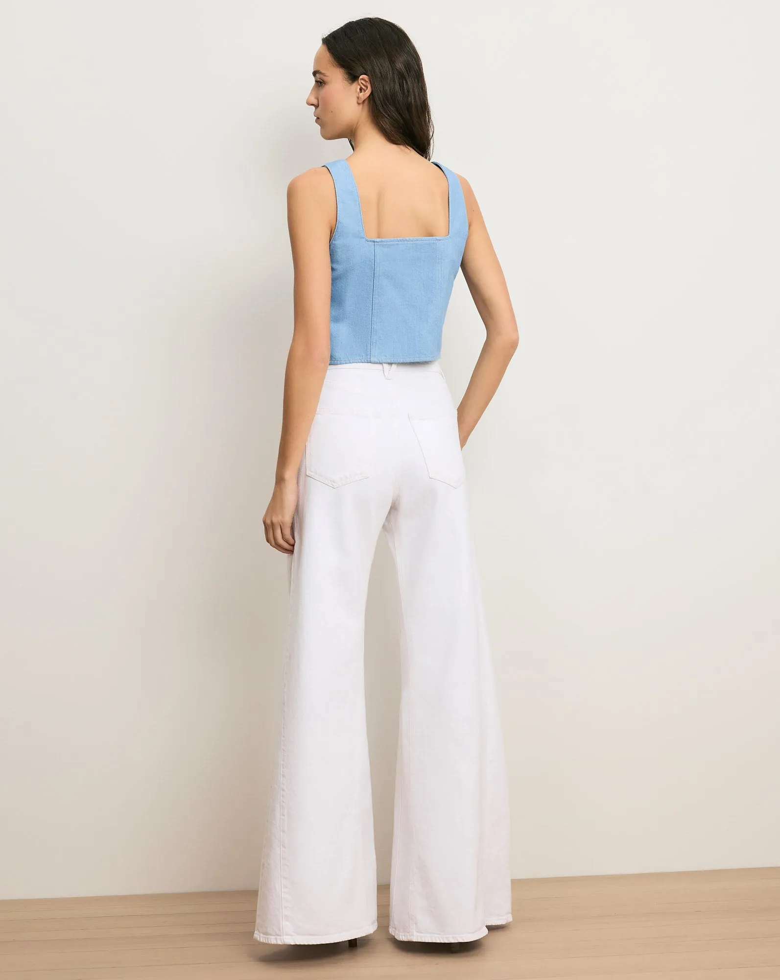 Spensley Denim Vest sold by Ulla Johnson product image thumbnail 4