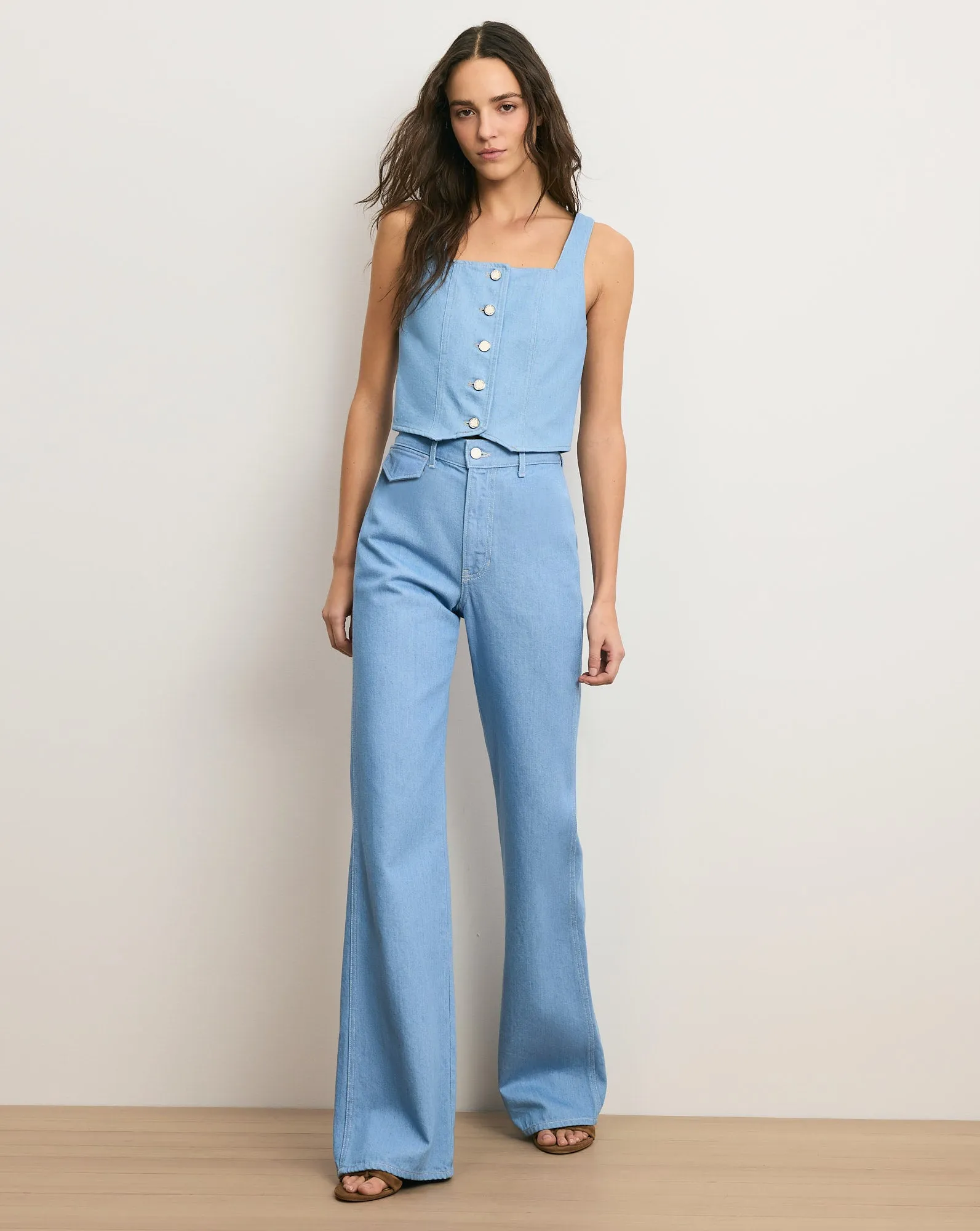 Spensley Denim Vest sold by Ulla Johnson product image thumbnail 5