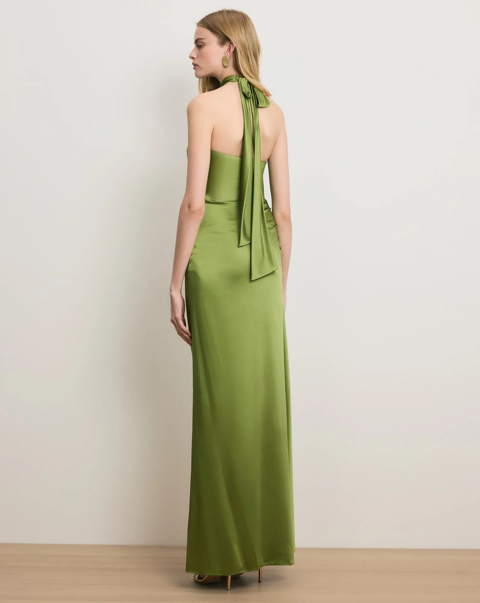 Izaren Halter Maxi Dress sold by Ulla Johnson product image thumbnail 4