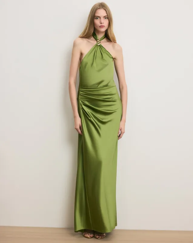 Izaren Halter Maxi Dress made by Veronica Beard