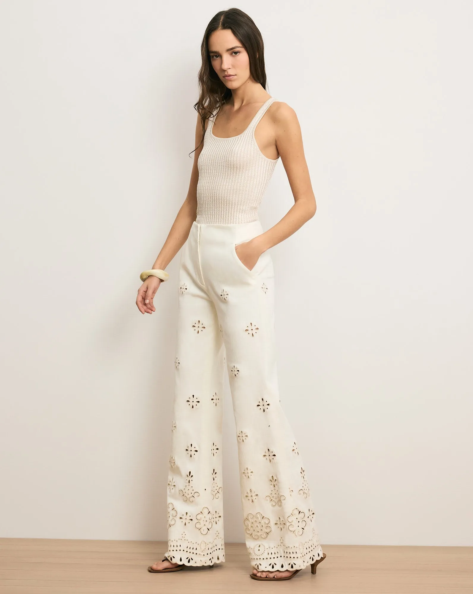 Komi Eyelet Pant sold by Ulla Johnson product image thumbnail 3