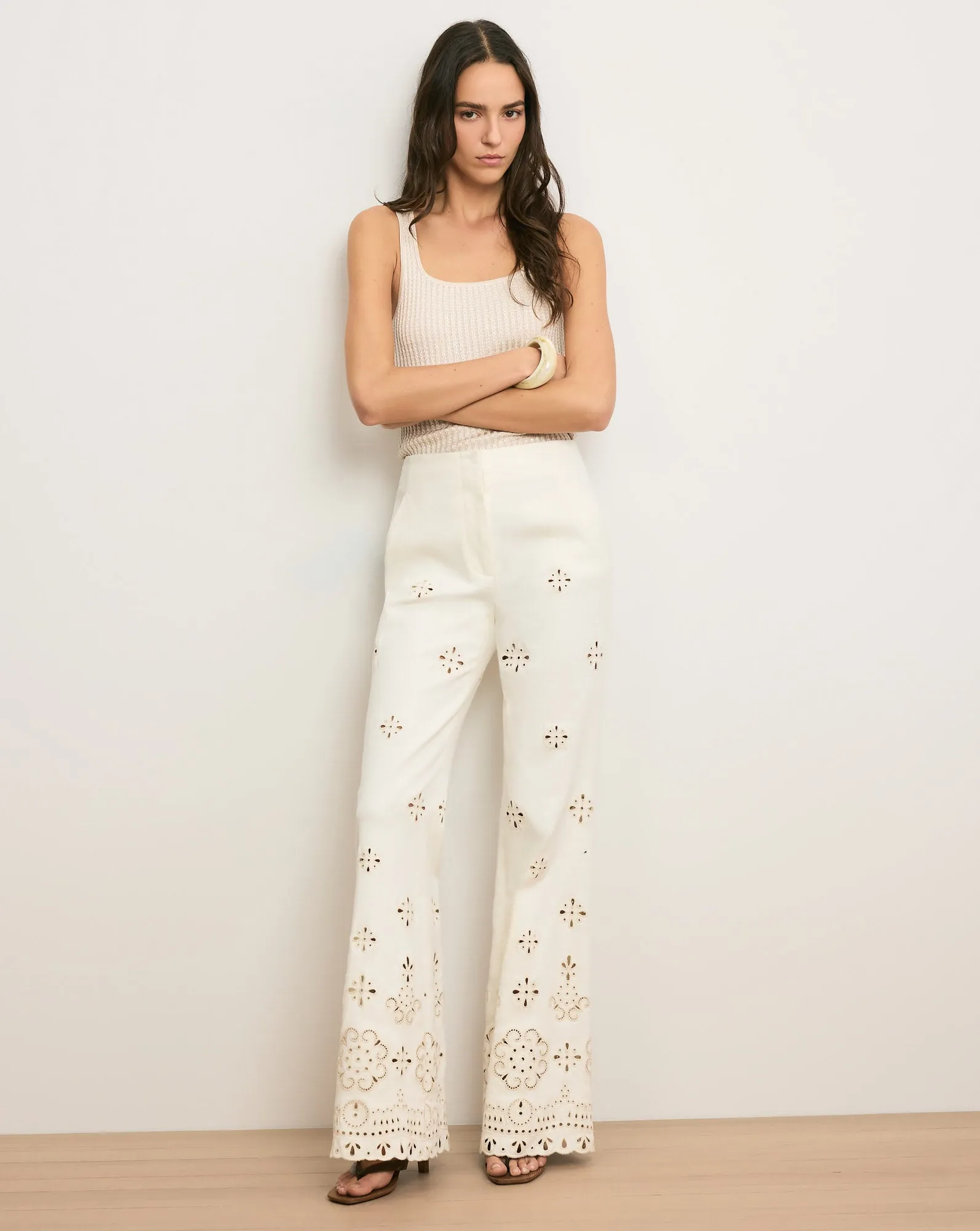Komi Eyelet Pant sold by Ulla Johnson