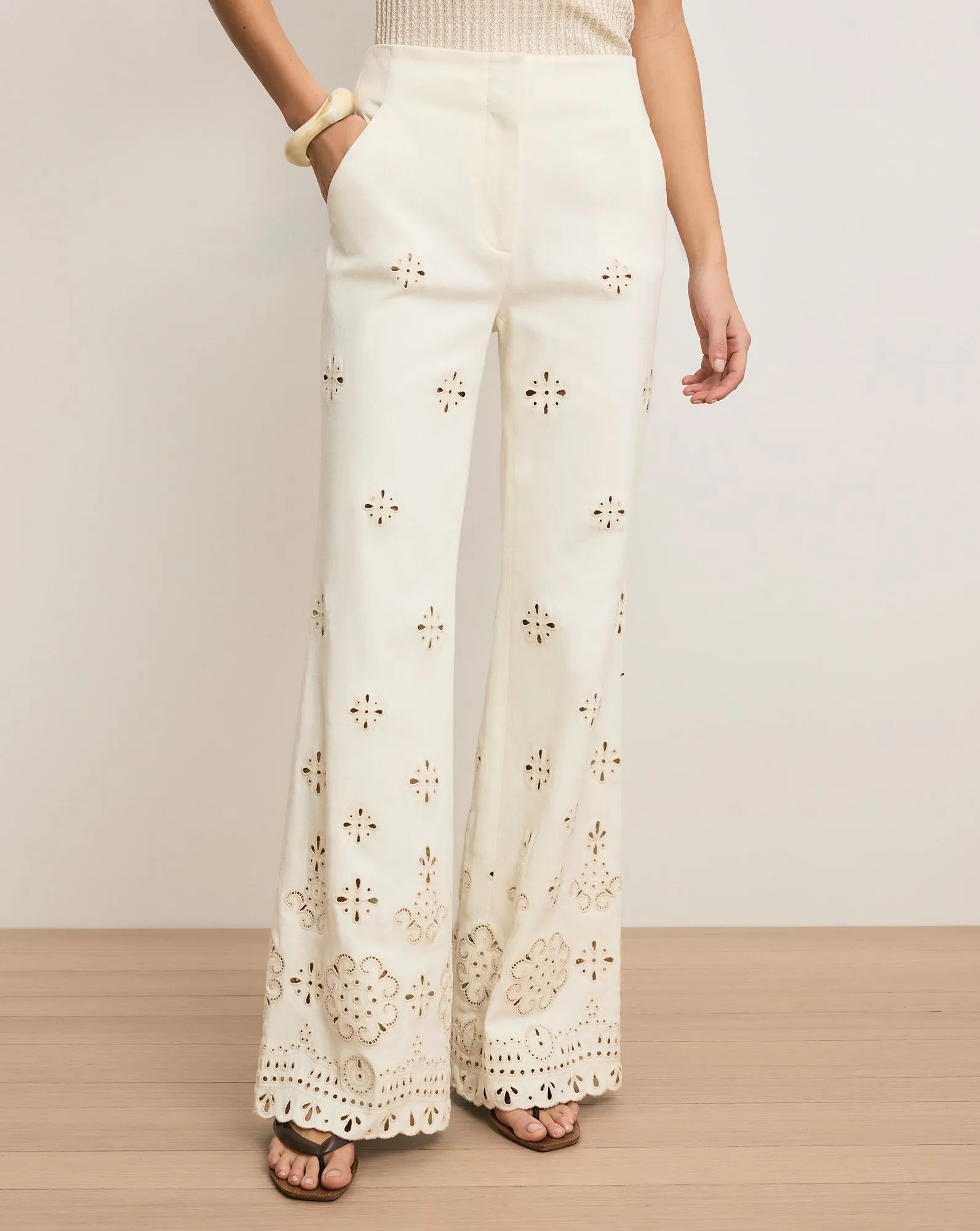 Komi Eyelet Pant sold by Ulla Johnson product image thumbnail 2