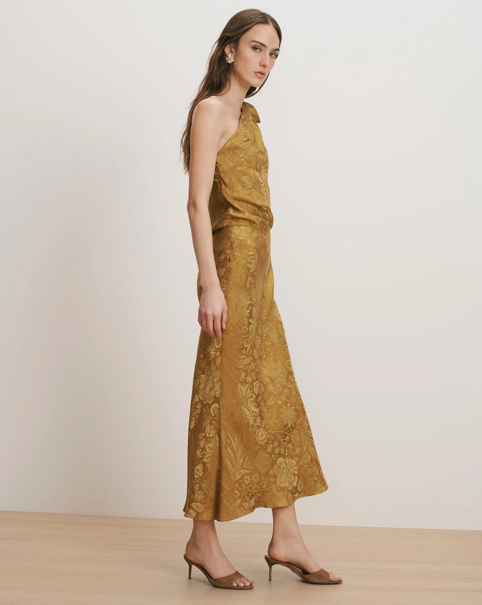 Grycen One-Shoulder Midi Dress sold by Ulla Johnson product image thumbnail 2