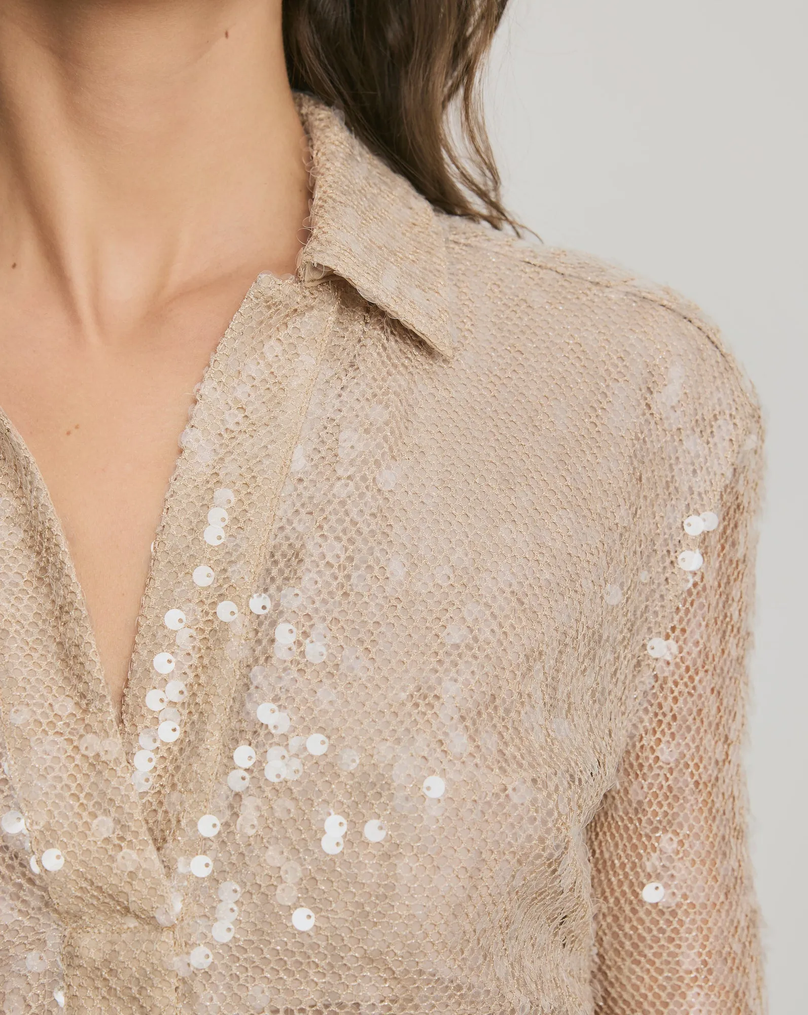 Meryl Sequin Blouse sold by Ulla Johnson product image thumbnail 5
