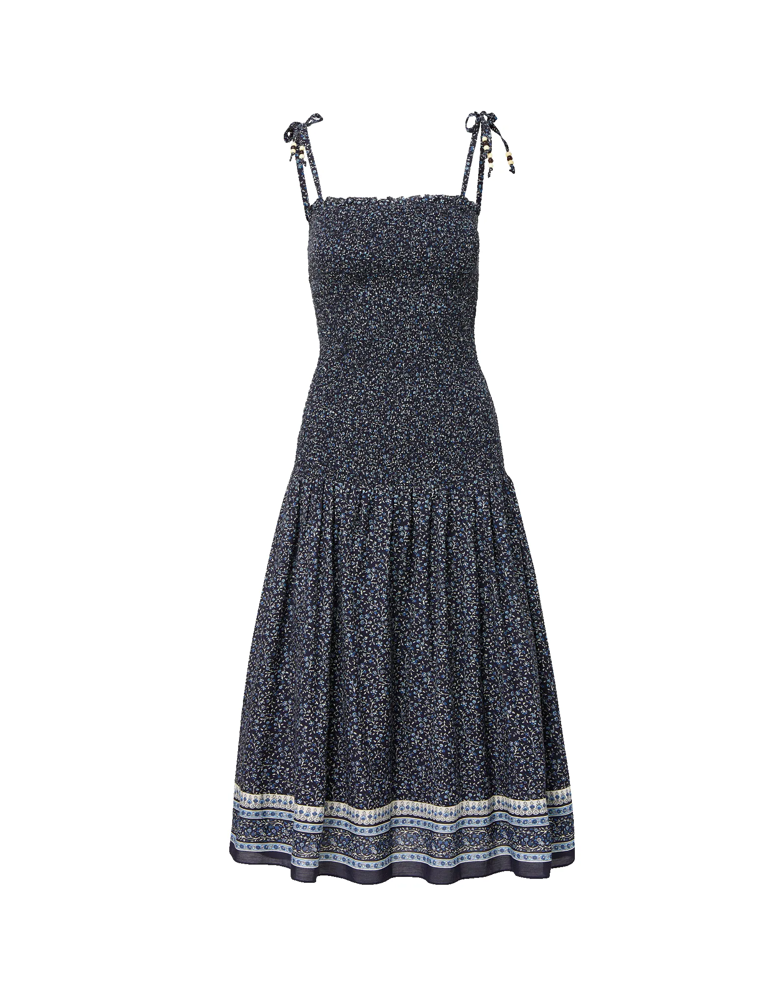 Marietta Shirred Midi Dress sold by Ulla Johnson product image thumbnail 5