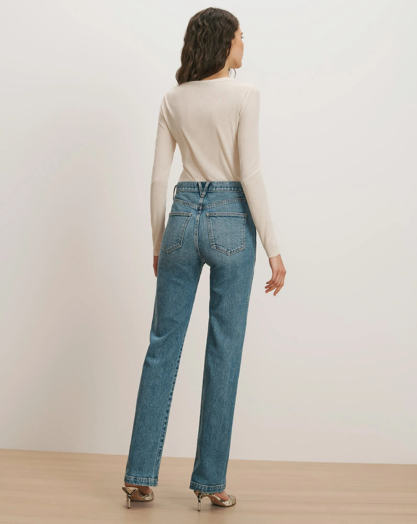 Dylan Patch-Pocket Straight-Leg Jean sold by Ulla Johnson product image thumbnail 5