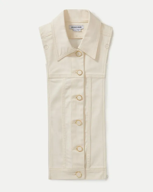 Slate Cotton Twill Dickey sold by Ulla Johnson