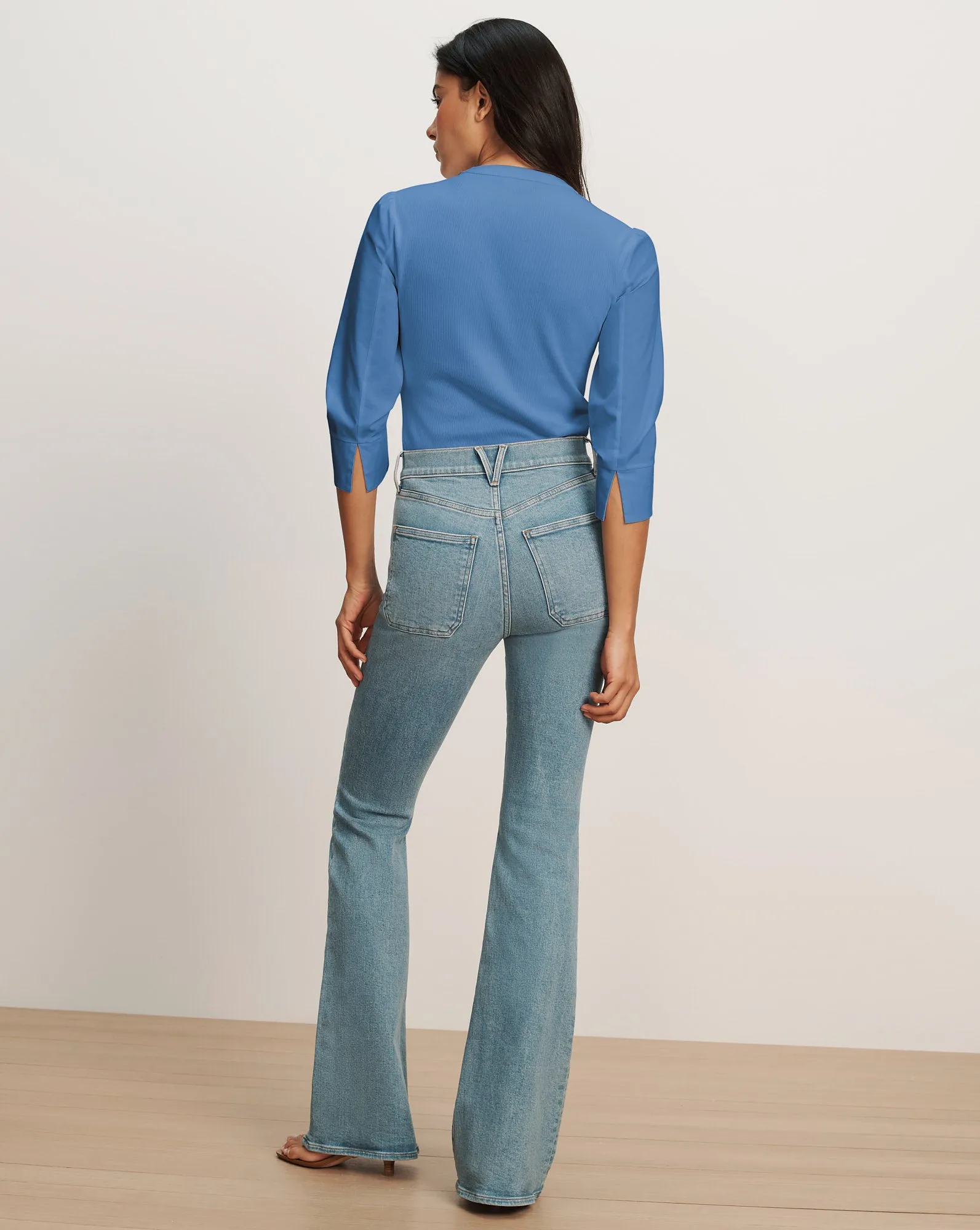 Junia Mixed-Media T-Shirt sold by Ulla Johnson product image thumbnail 4