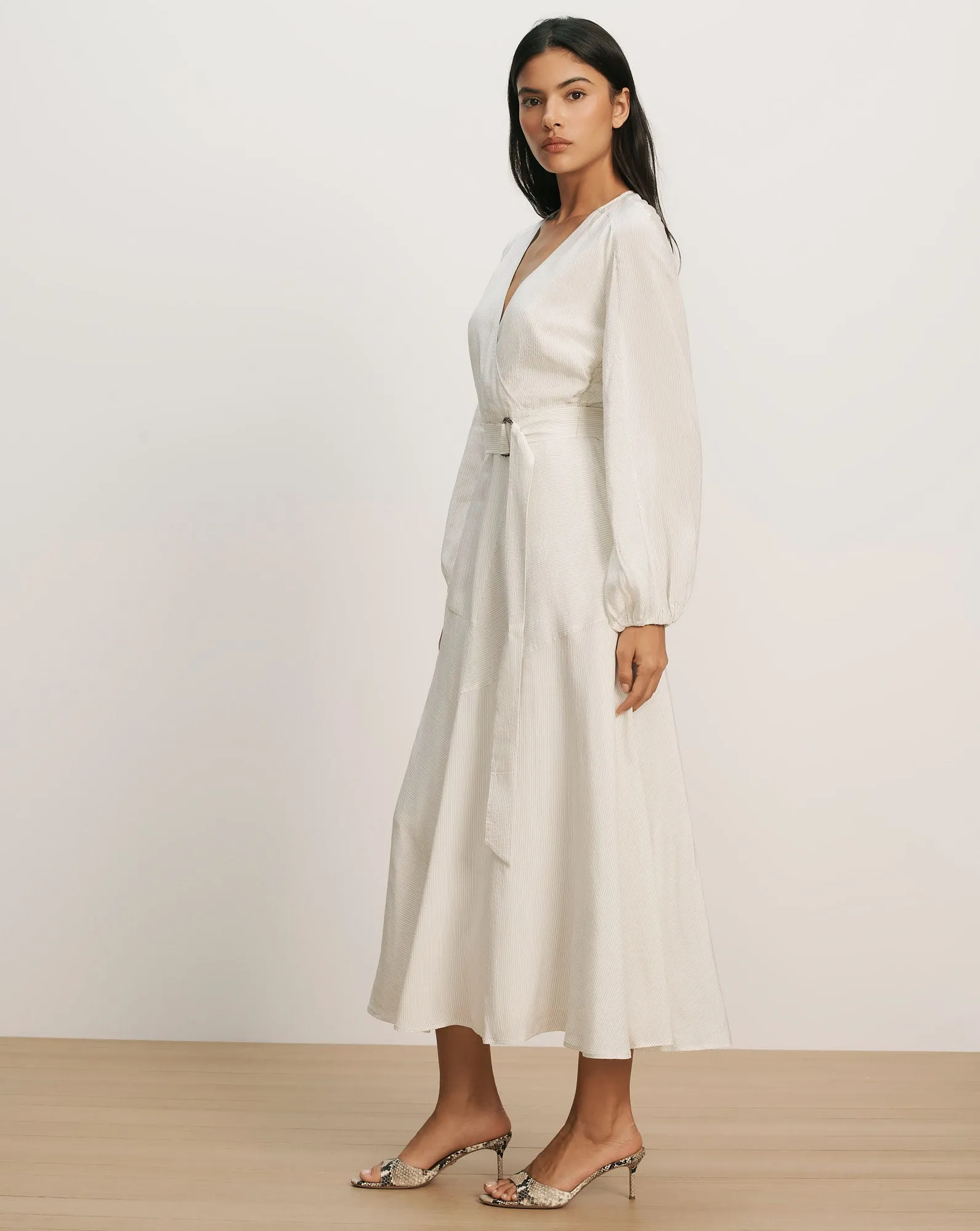 Seneca Bishop-Sleeve Midi Dress sold by Ulla Johnson product image thumbnail 2