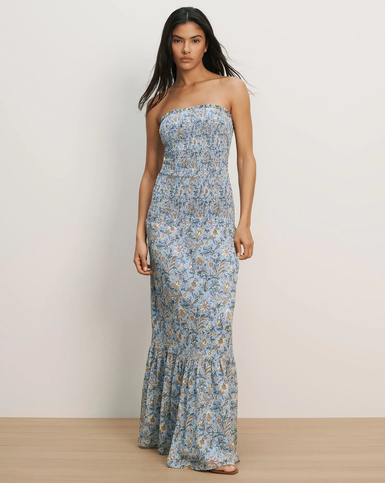 Clem Floral Maxi Dress sold by Ulla Johnson product image thumbnail 5