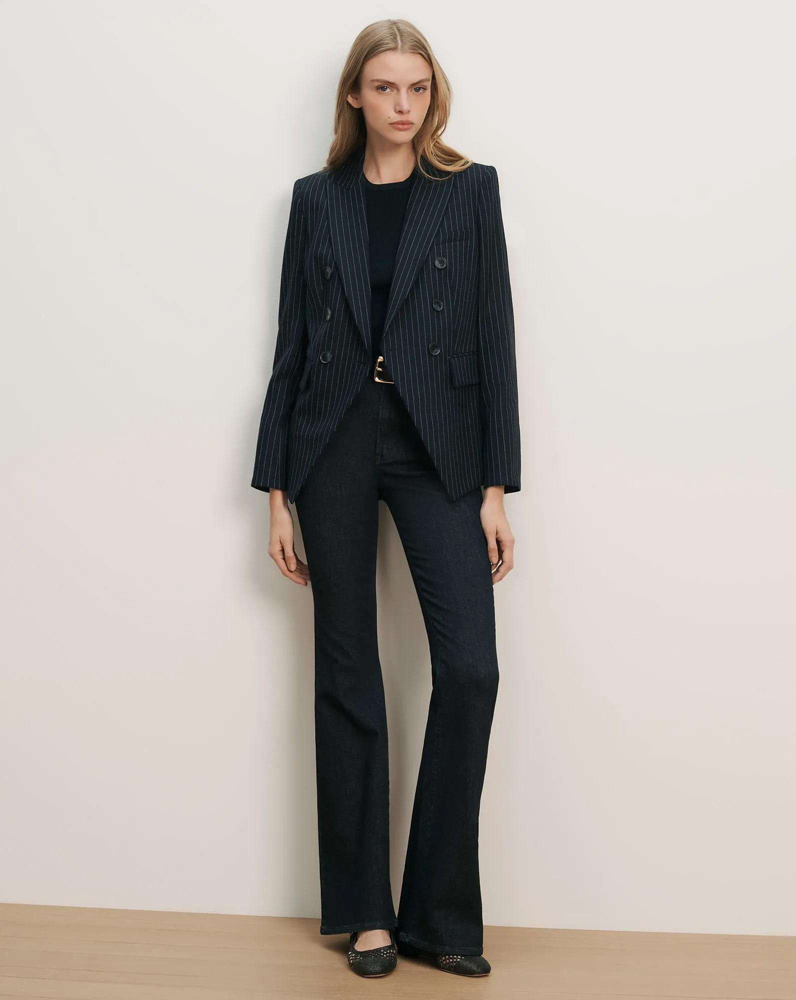 Miller Pinstripe Dickey Jacket sold by Ulla Johnson product image thumbnail 2