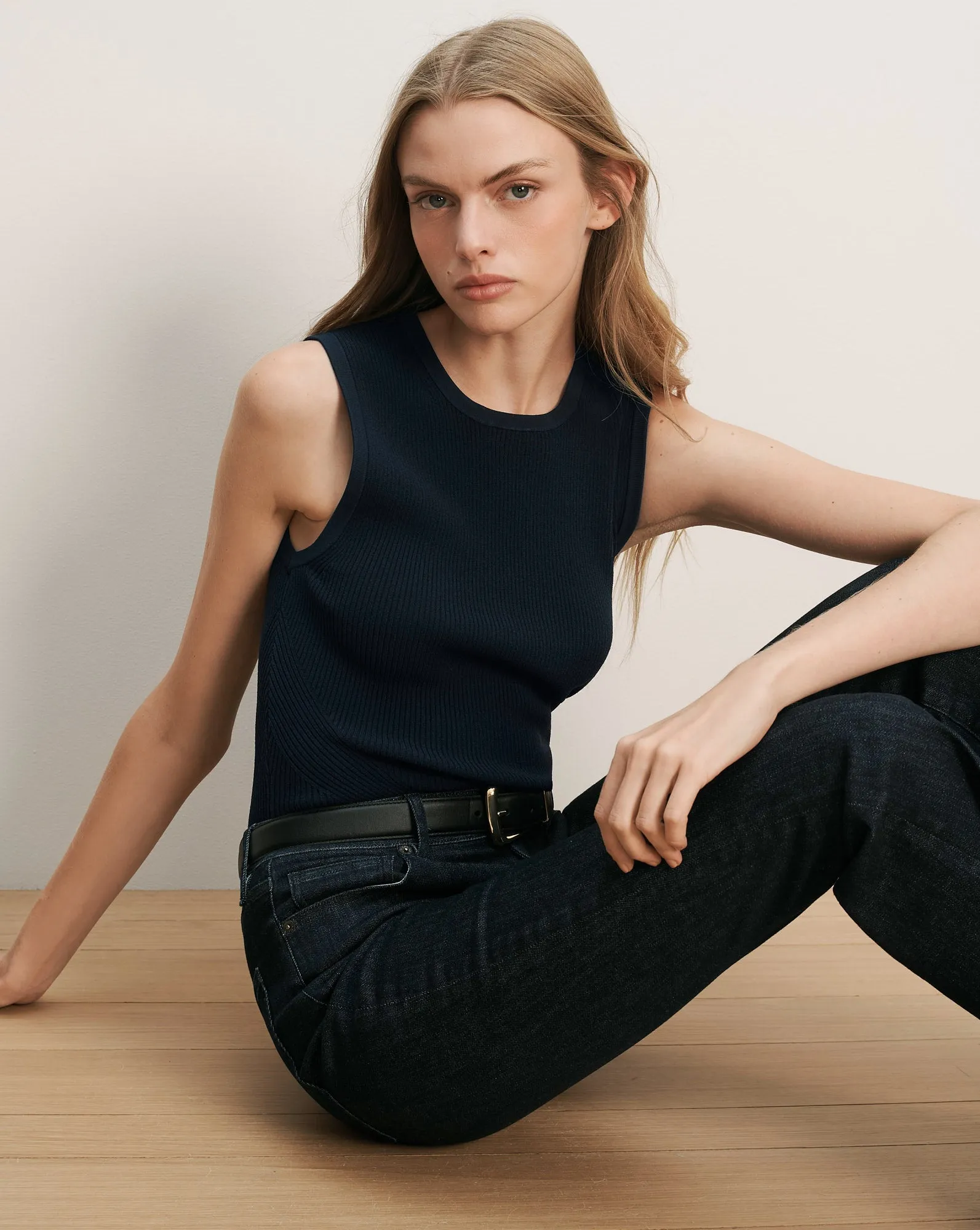 Sid Crewneck Knit Tank Top sold by Ulla Johnson