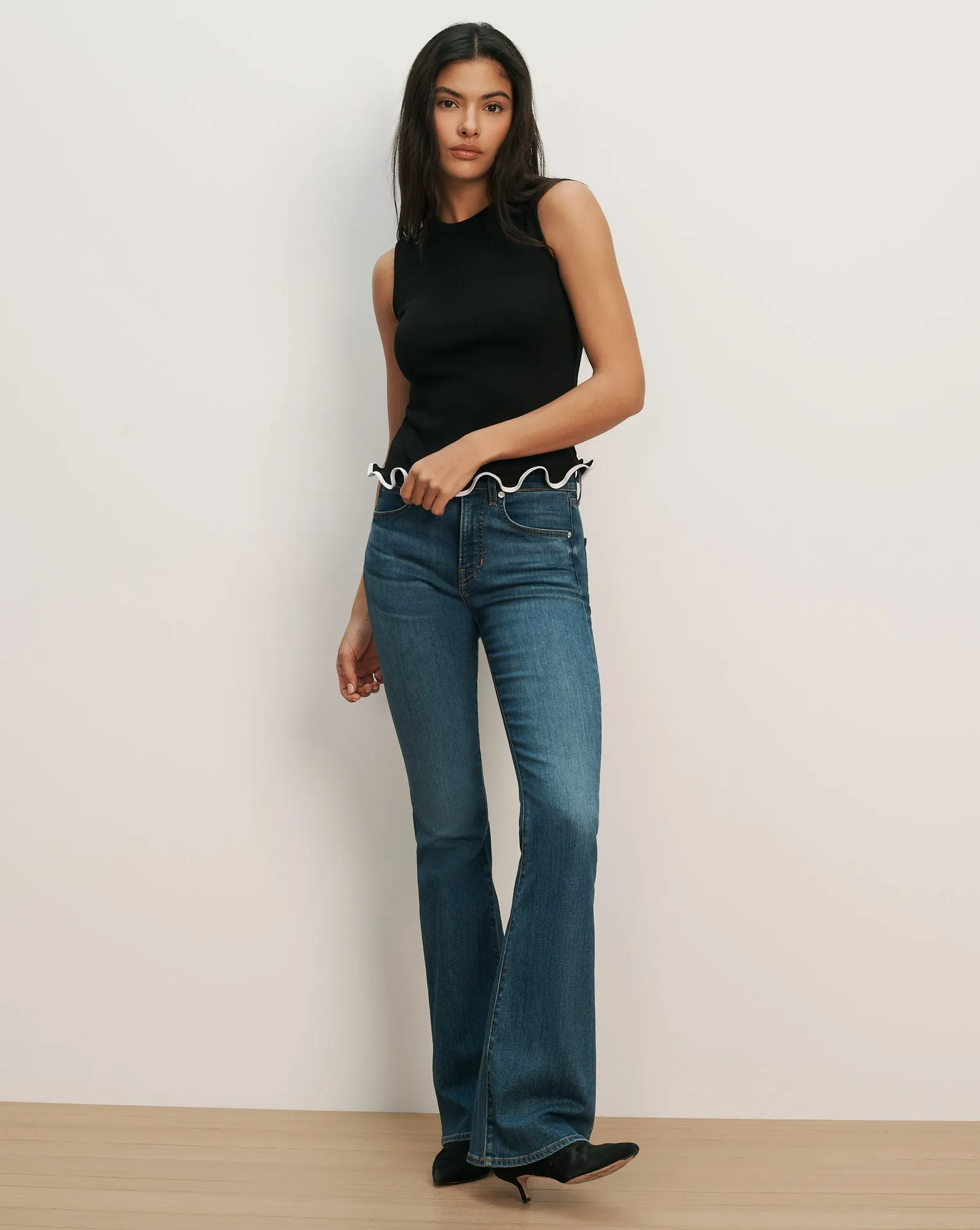 Elianne Ruffle-Trim Tank Top sold by Ulla Johnson product image thumbnail 2