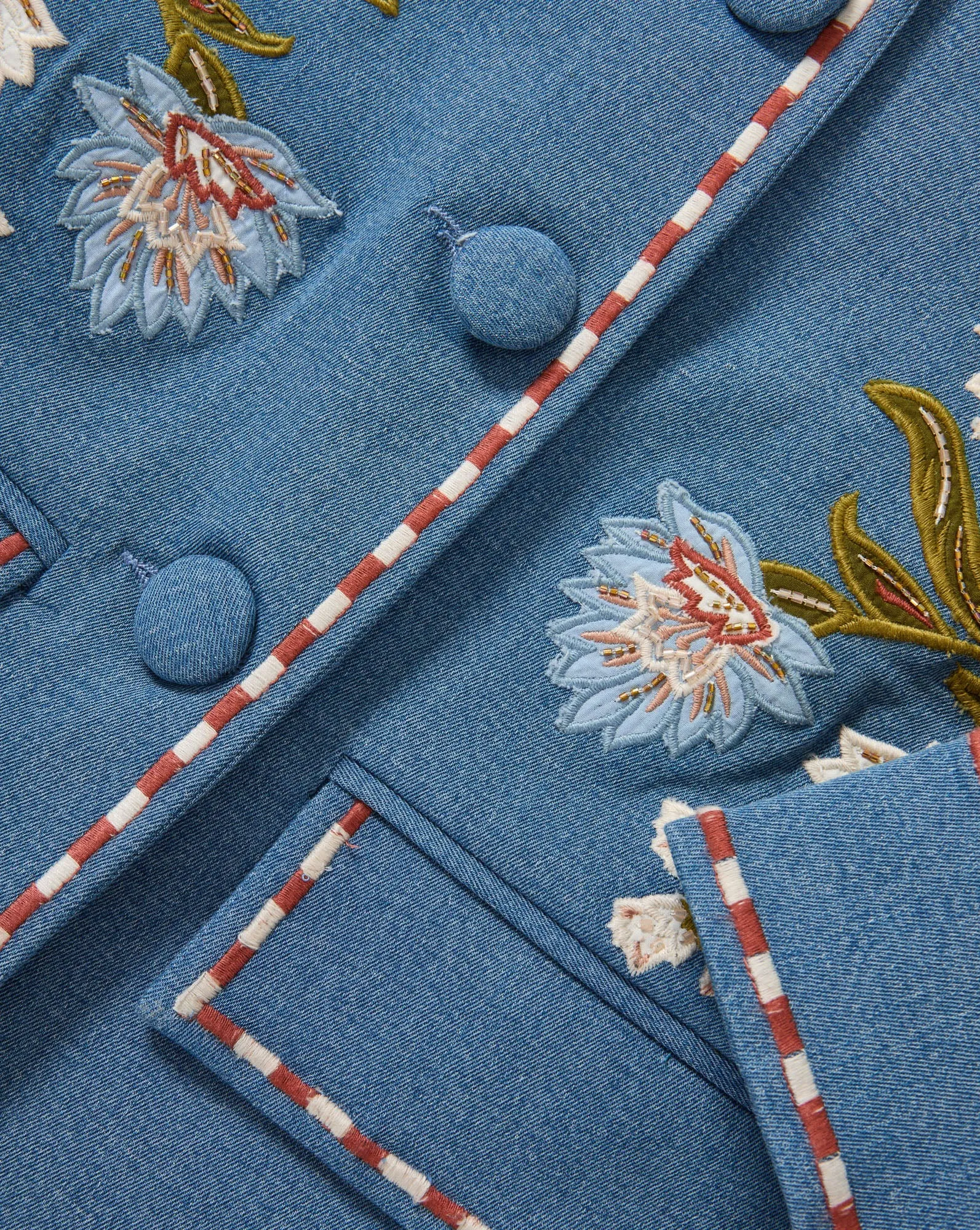 Vikaria Embroidered Jacket sold by Ulla Johnson product image thumbnail 3