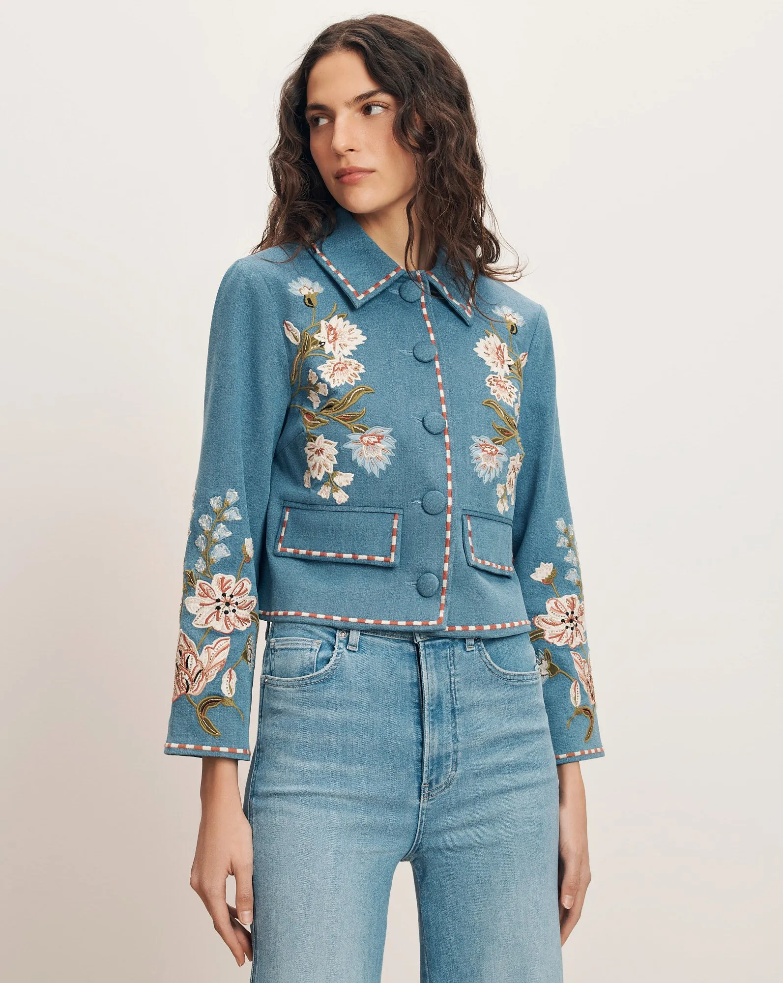 Vikaria Embroidered Jacket sold by Ulla Johnson