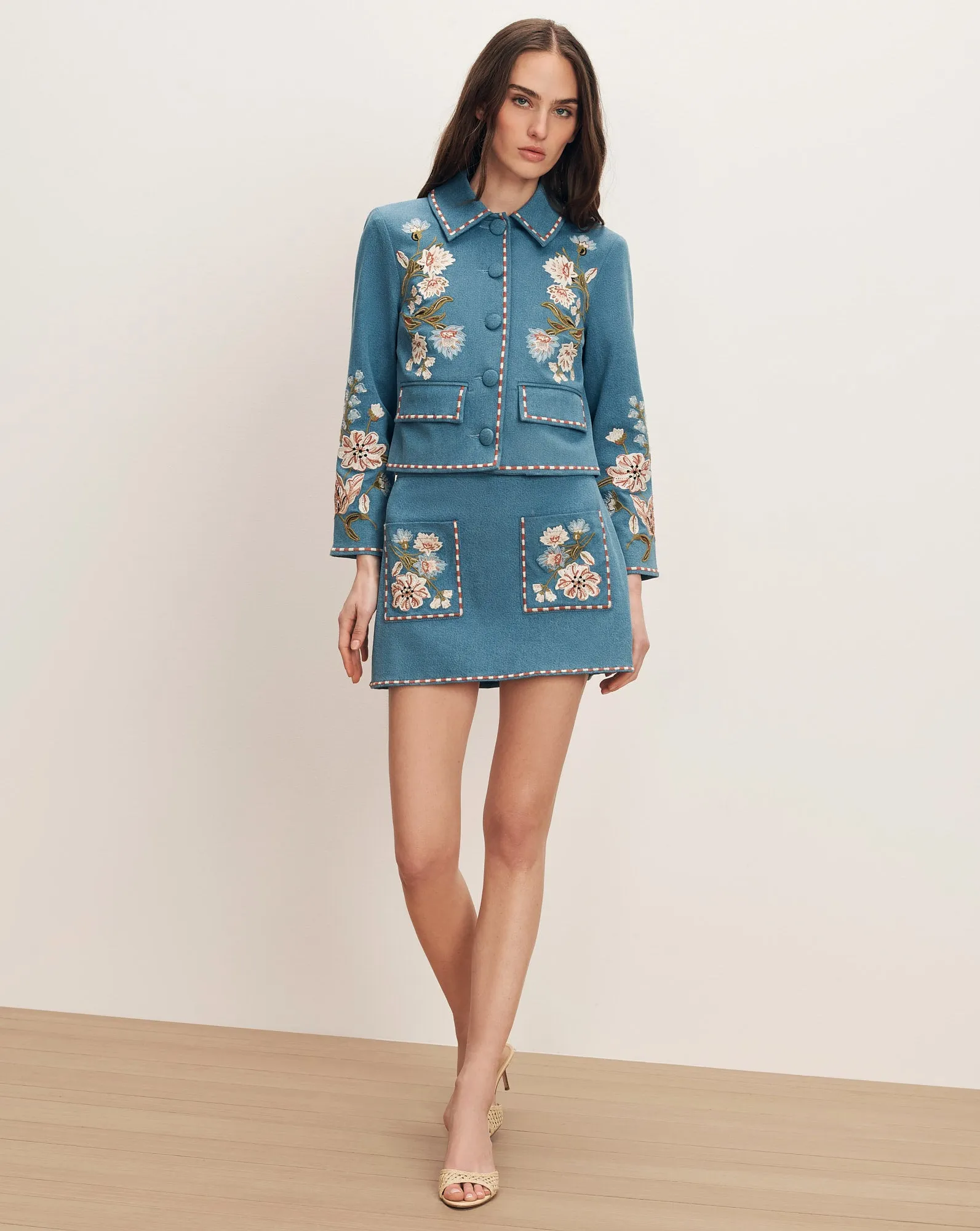 Vikaria Embroidered Jacket sold by Ulla Johnson product image thumbnail 5