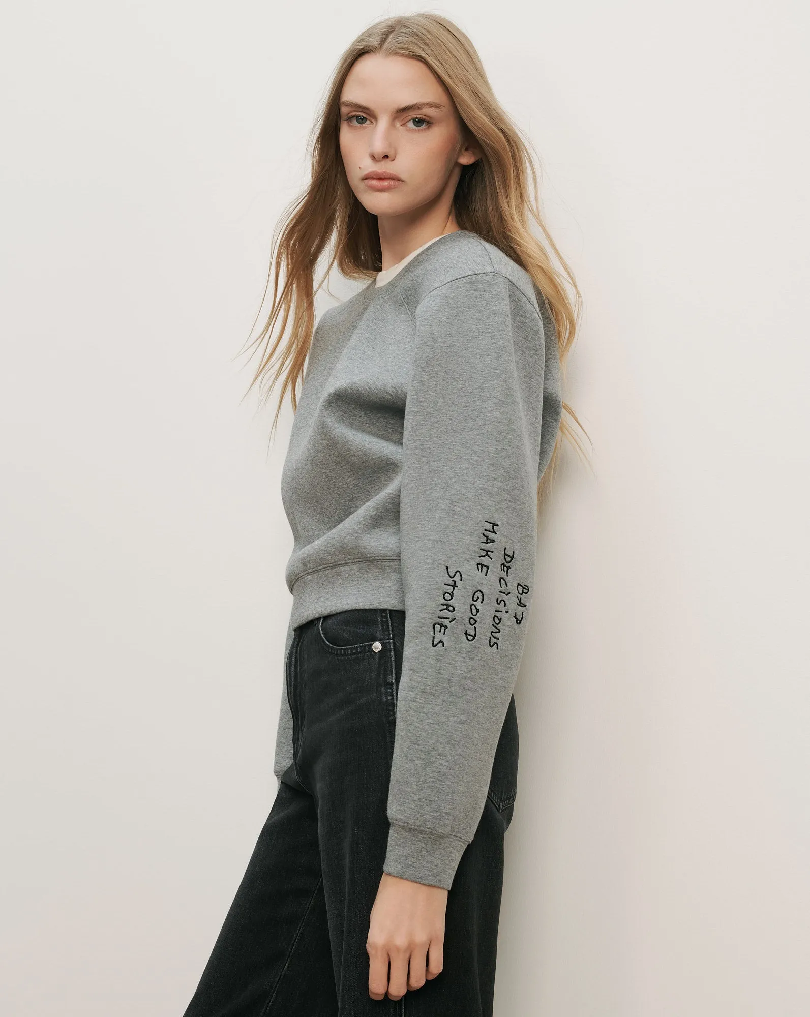 Beaumont Embroidered Sweatshirt sold by Ulla Johnson