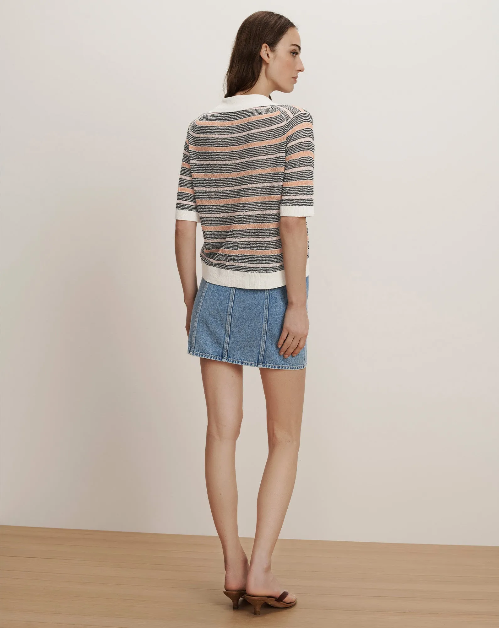 Marquita Denim Mini Skirt sold by Ulla Johnson product image thumbnail 5