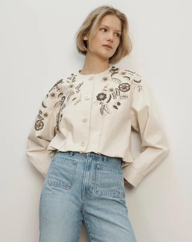 Emeren Embroidered Jacket made by Veronica Beard