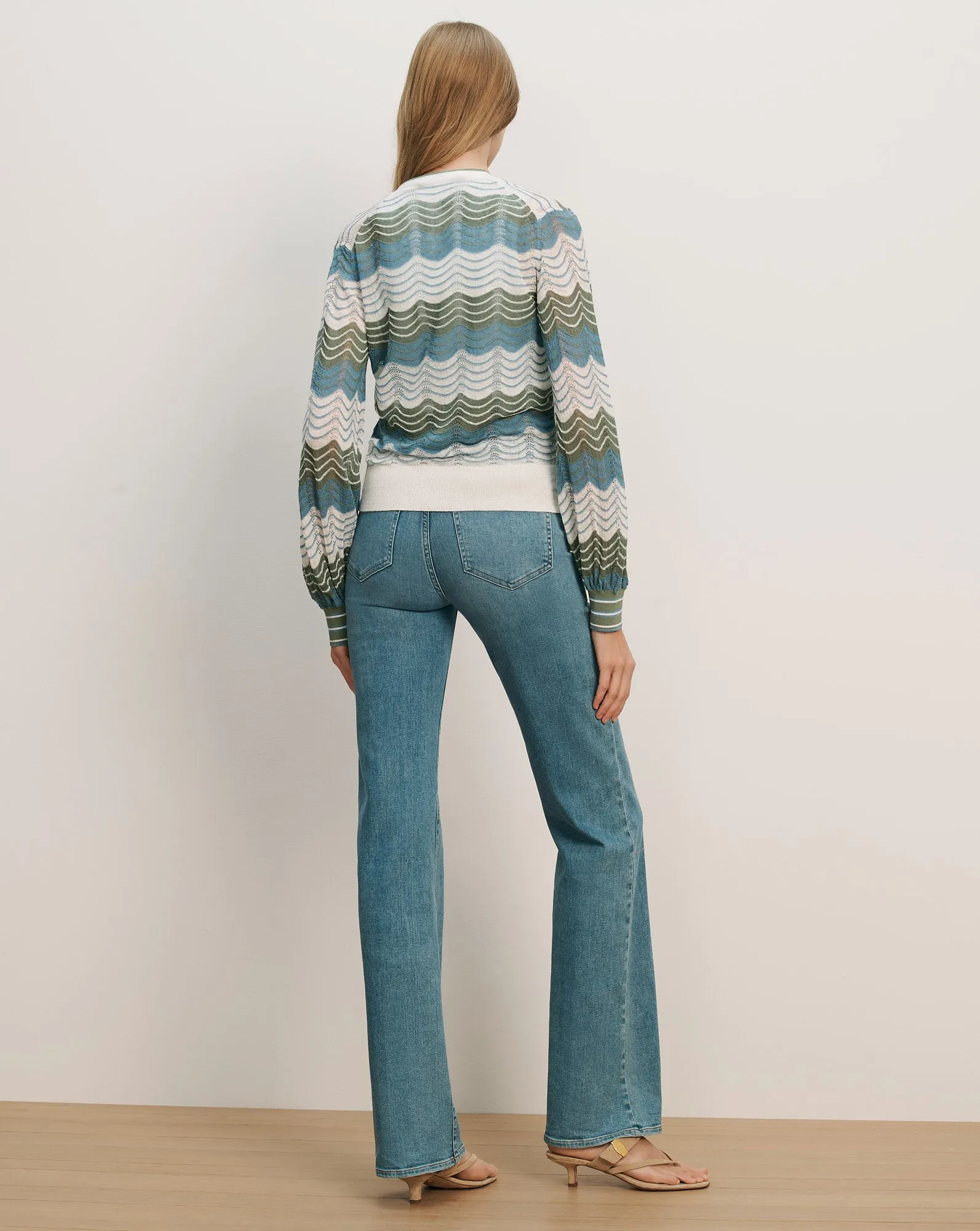 Laurinor Linen-Blend Cardigan sold by Ulla Johnson product image thumbnail 4