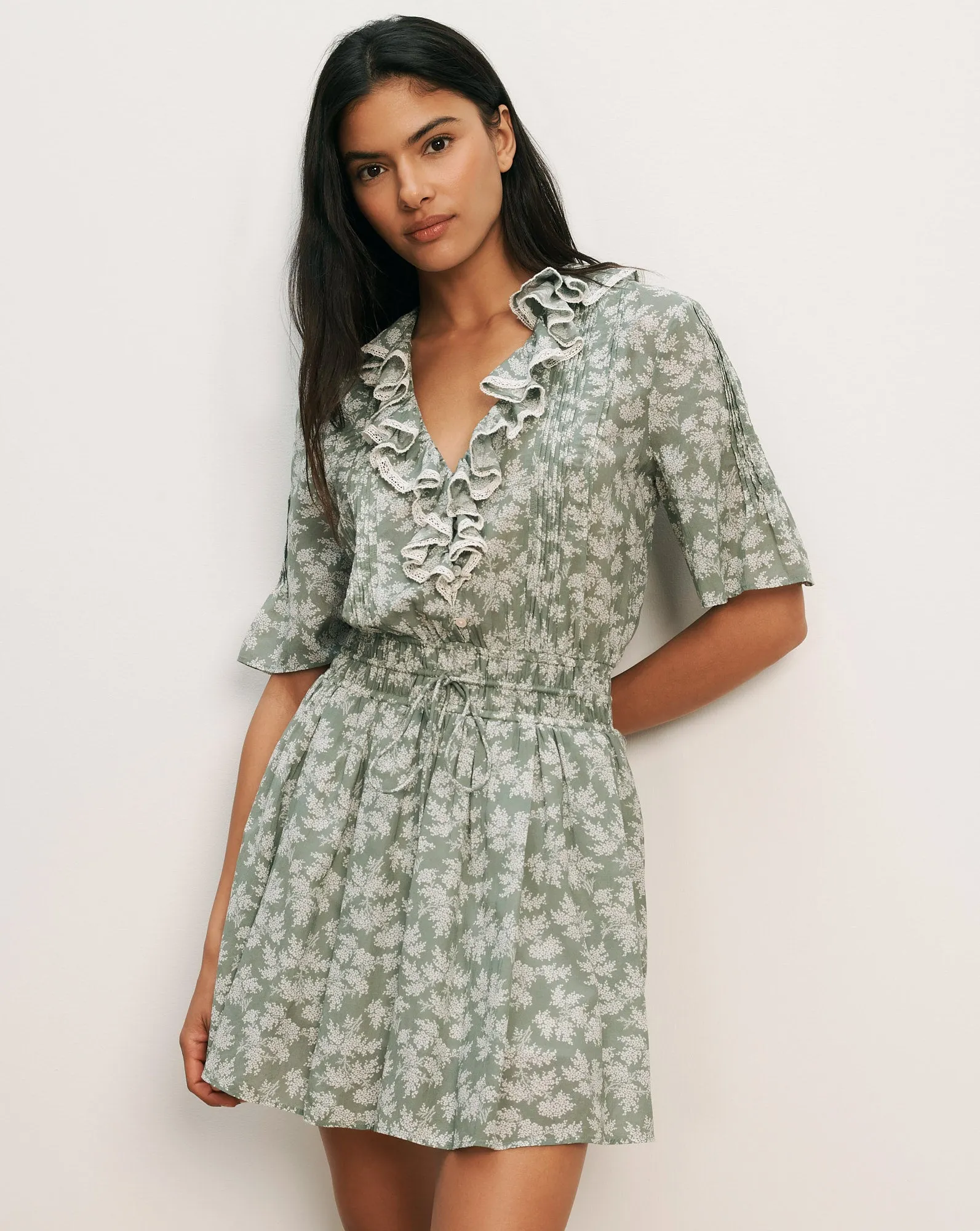 Gallagher Floral Mini Dress sold by Ulla Johnson