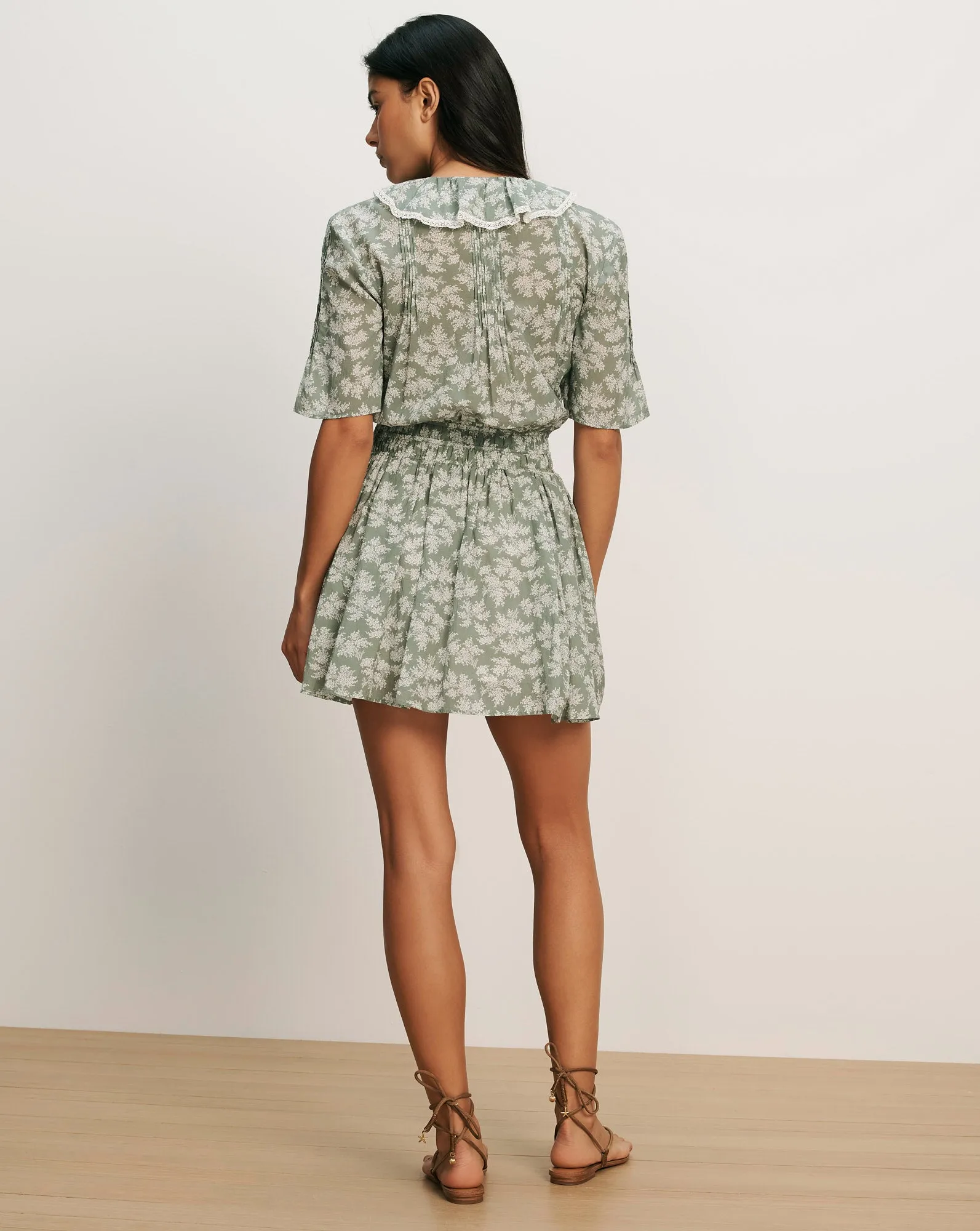 Gallagher Floral Mini Dress sold by Ulla Johnson product image thumbnail 5