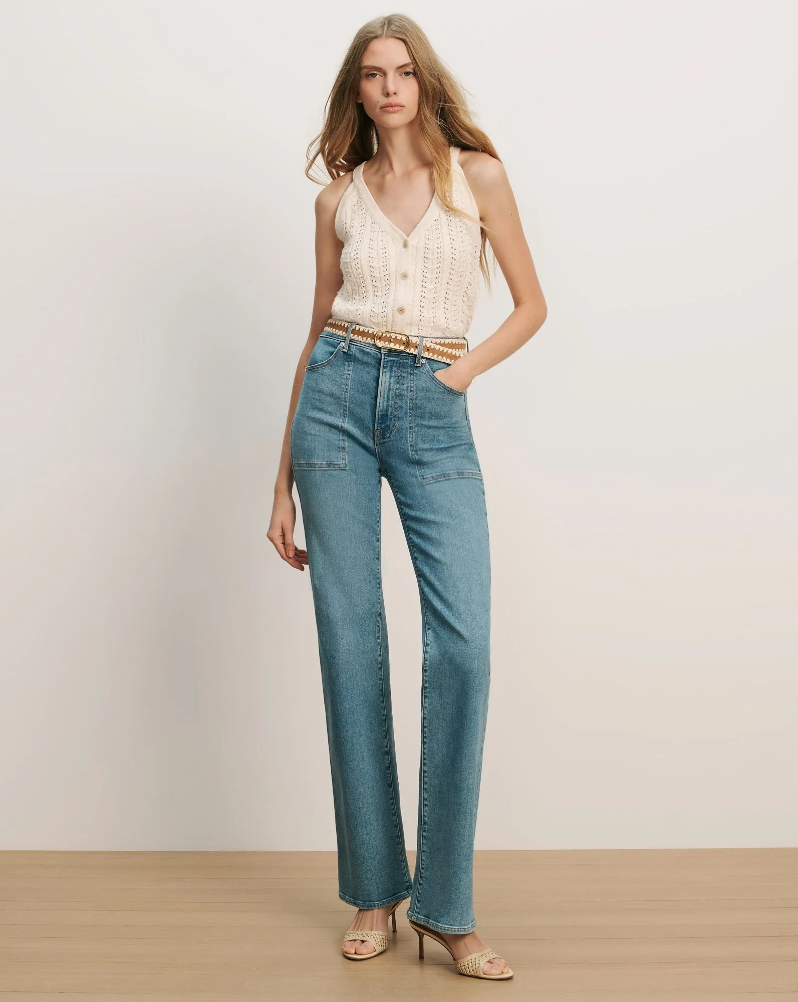 Leonora Pointelle Tank Top sold by Ulla Johnson product image thumbnail 2
