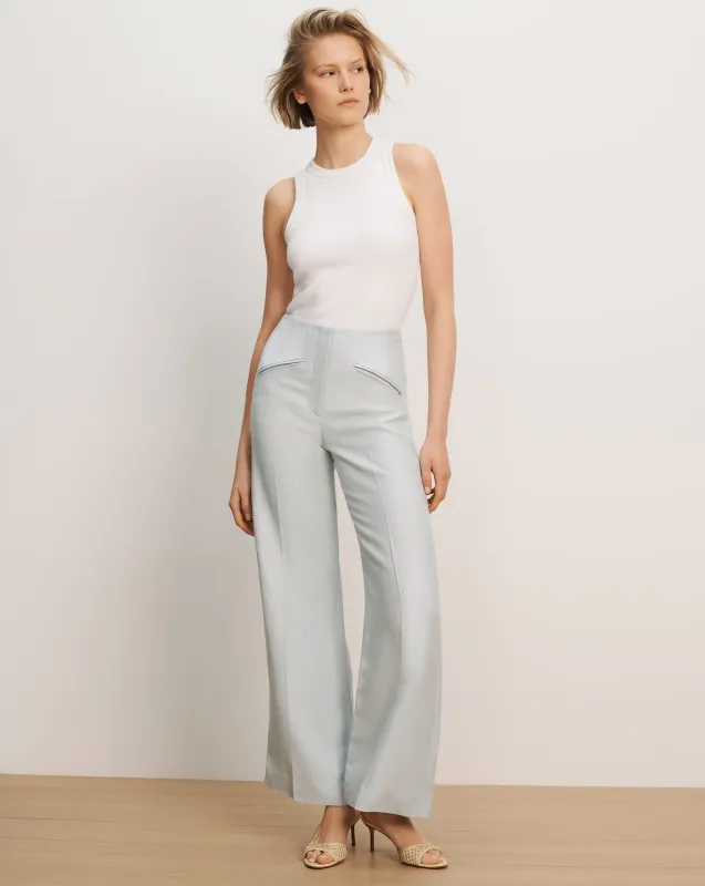 Cassidee Wide-Leg Pant made by Veronica Beard
