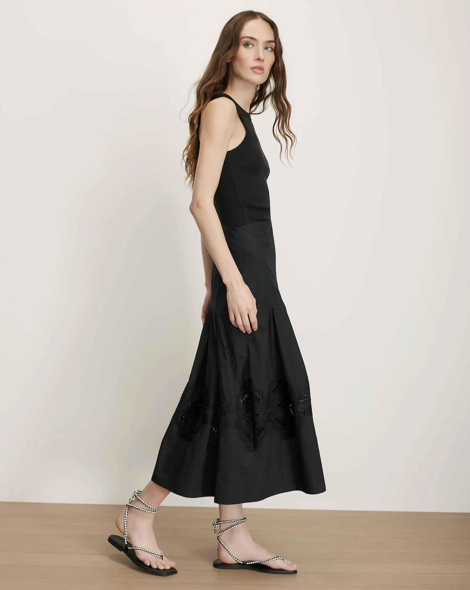 Fynnley Embroidered Midi Skirt sold by Ulla Johnson product image thumbnail 3