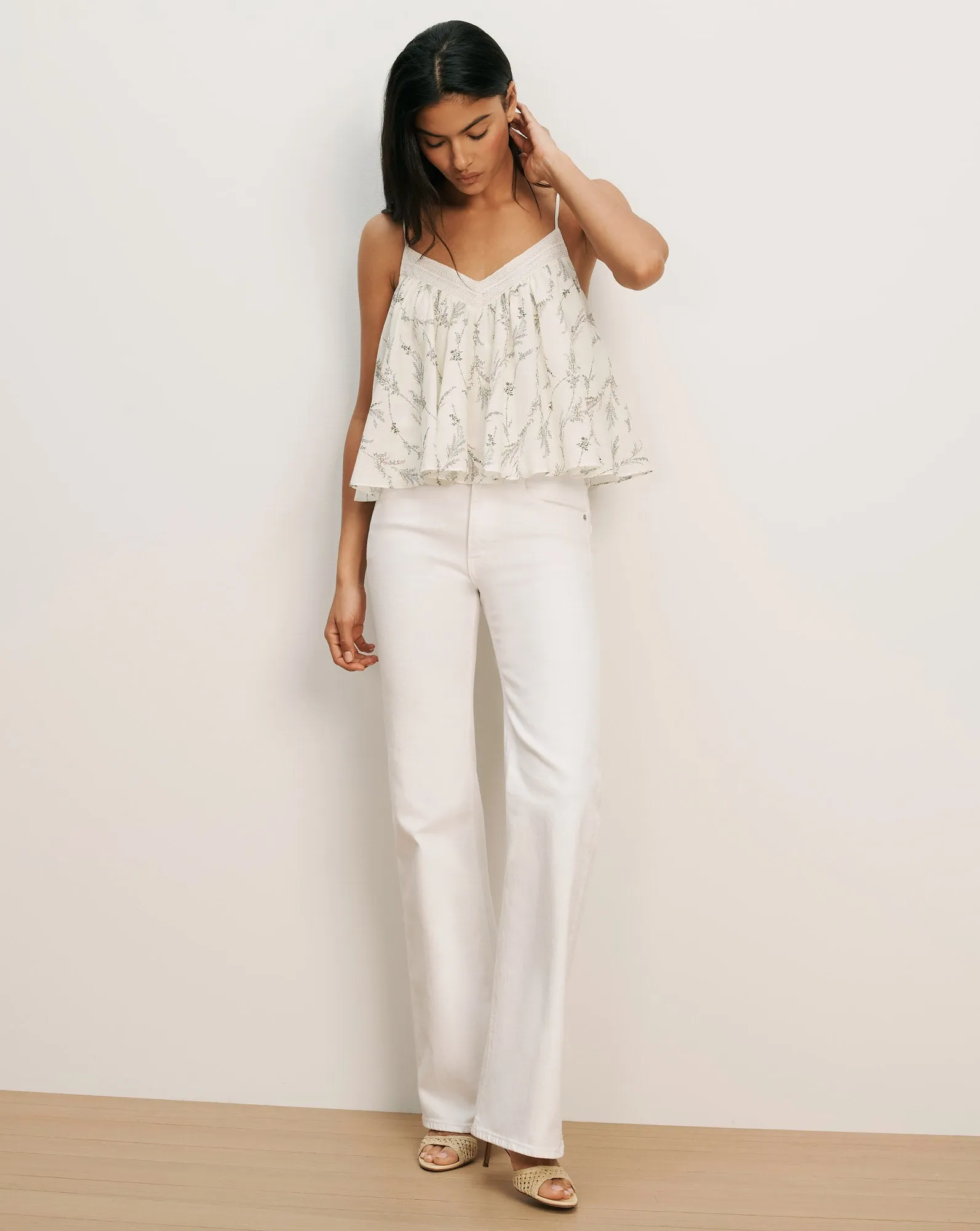 Mariale Floral Tank Top sold by Ulla Johnson product image thumbnail 2