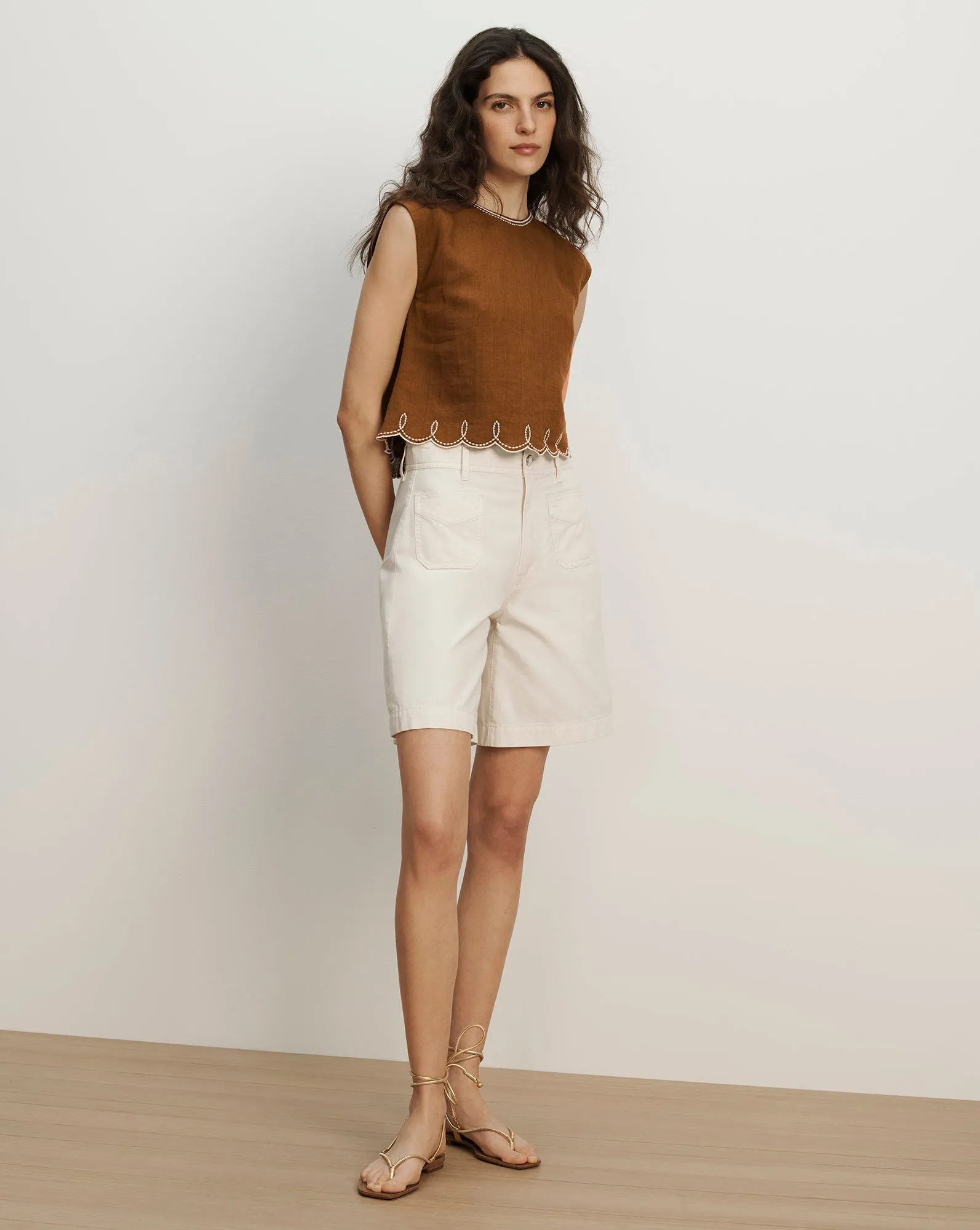 Kessan Linen Top sold by Ulla Johnson product image thumbnail 2