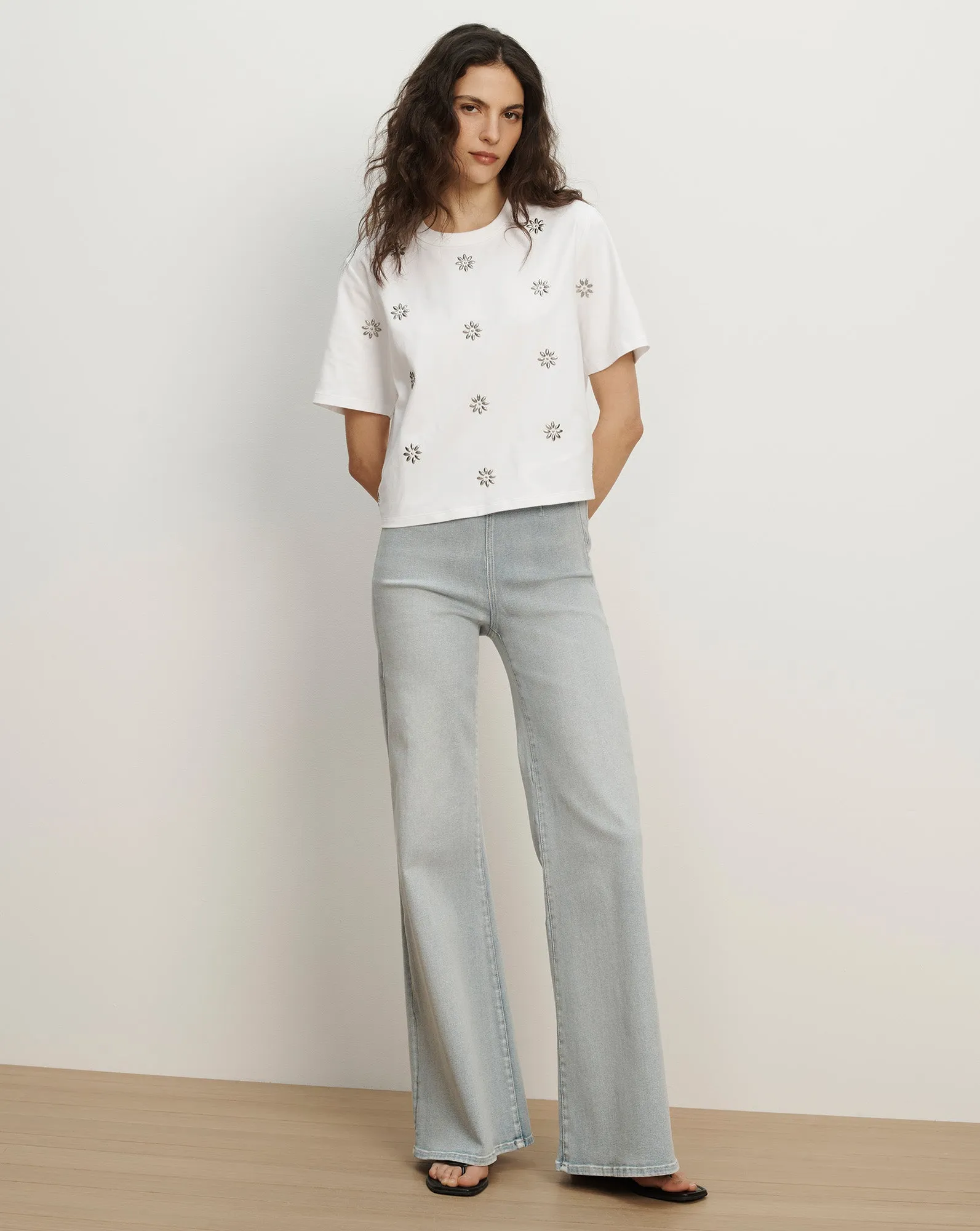 Sebastian Embellished T-Shirt sold by Ulla Johnson product image thumbnail 2