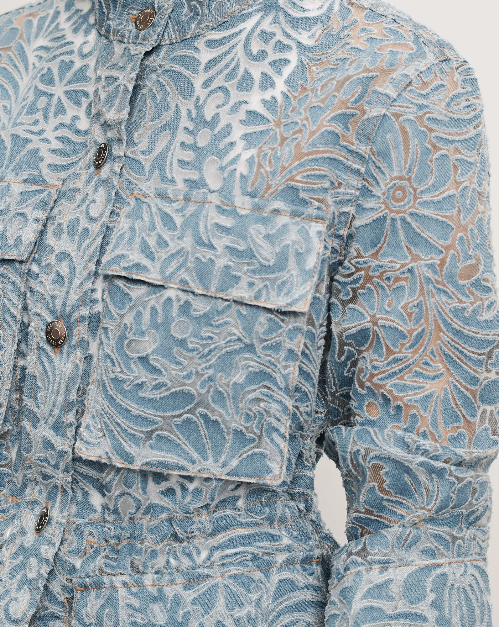 Lane Burnout Denim Jacket sold by Ulla Johnson product image thumbnail 4