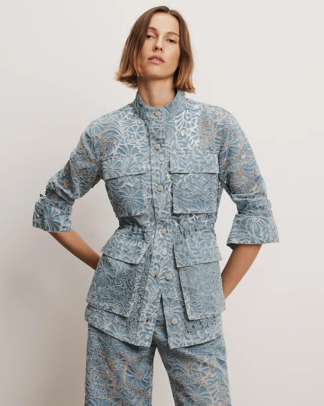 Lane Burnout Denim Jacket made by Veronica Beard