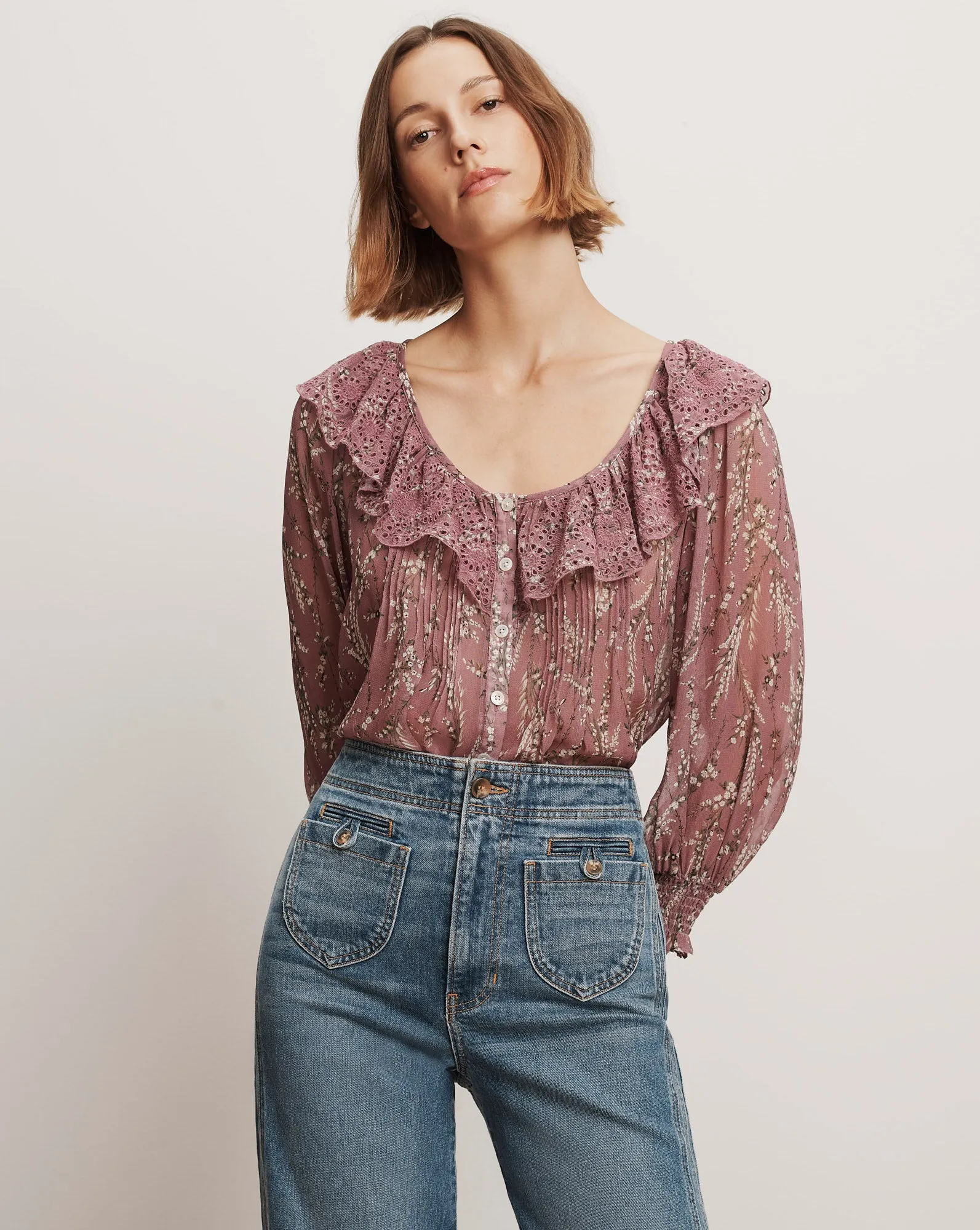 Hewitts Floral Blouse sold by Ulla Johnson