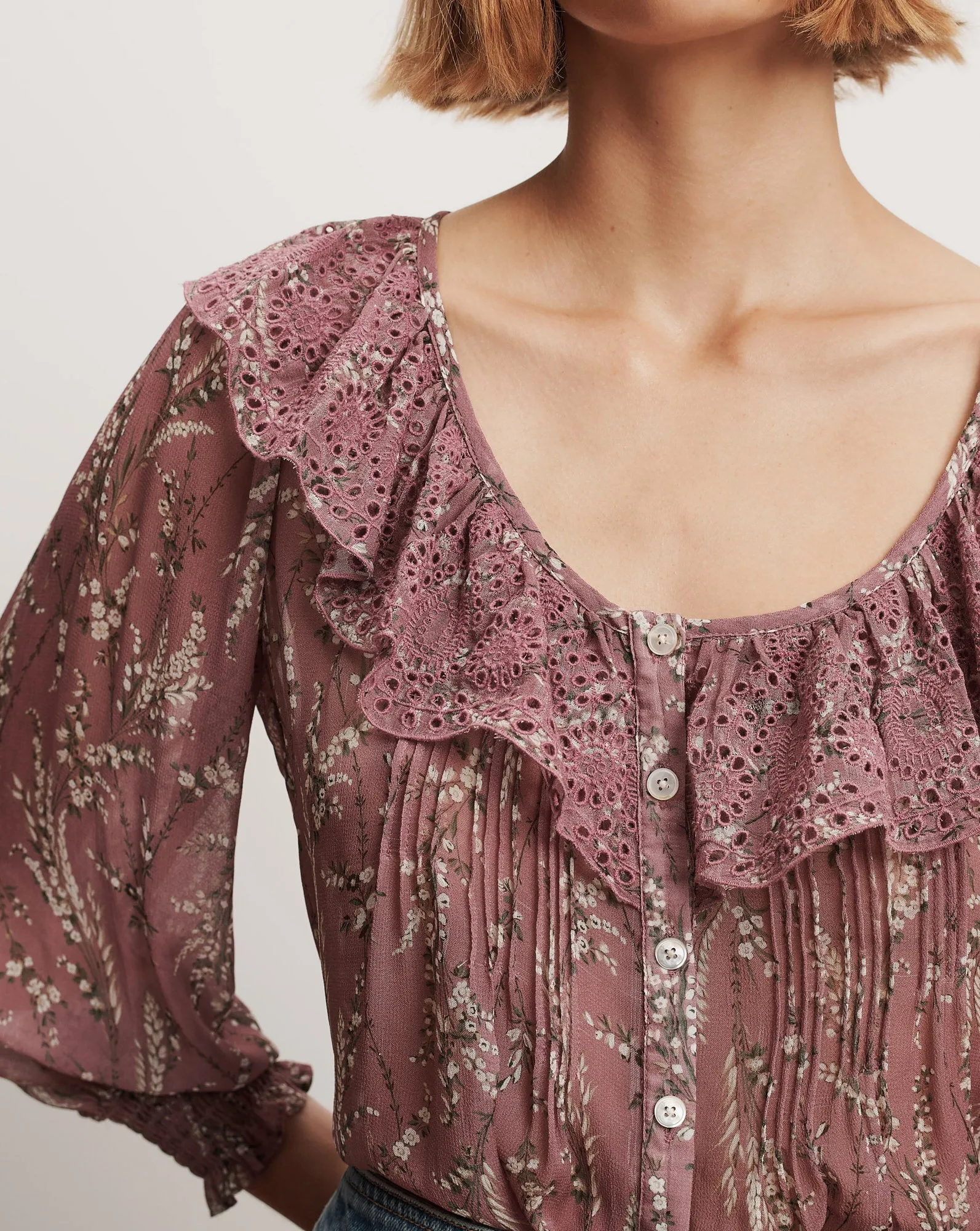 Hewitts Floral Blouse sold by Ulla Johnson product image thumbnail 4