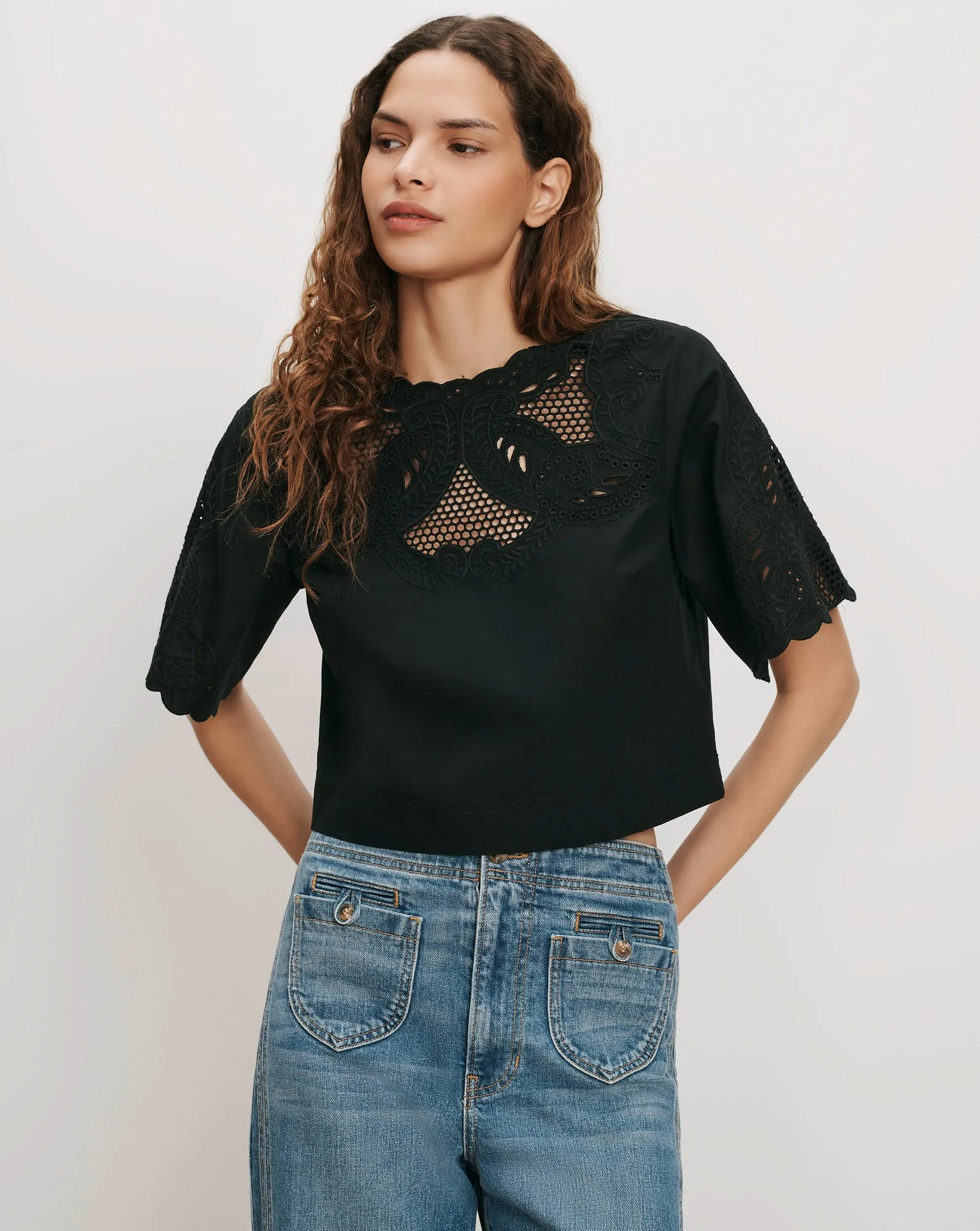 Errol Embroidered Top sold by Ulla Johnson