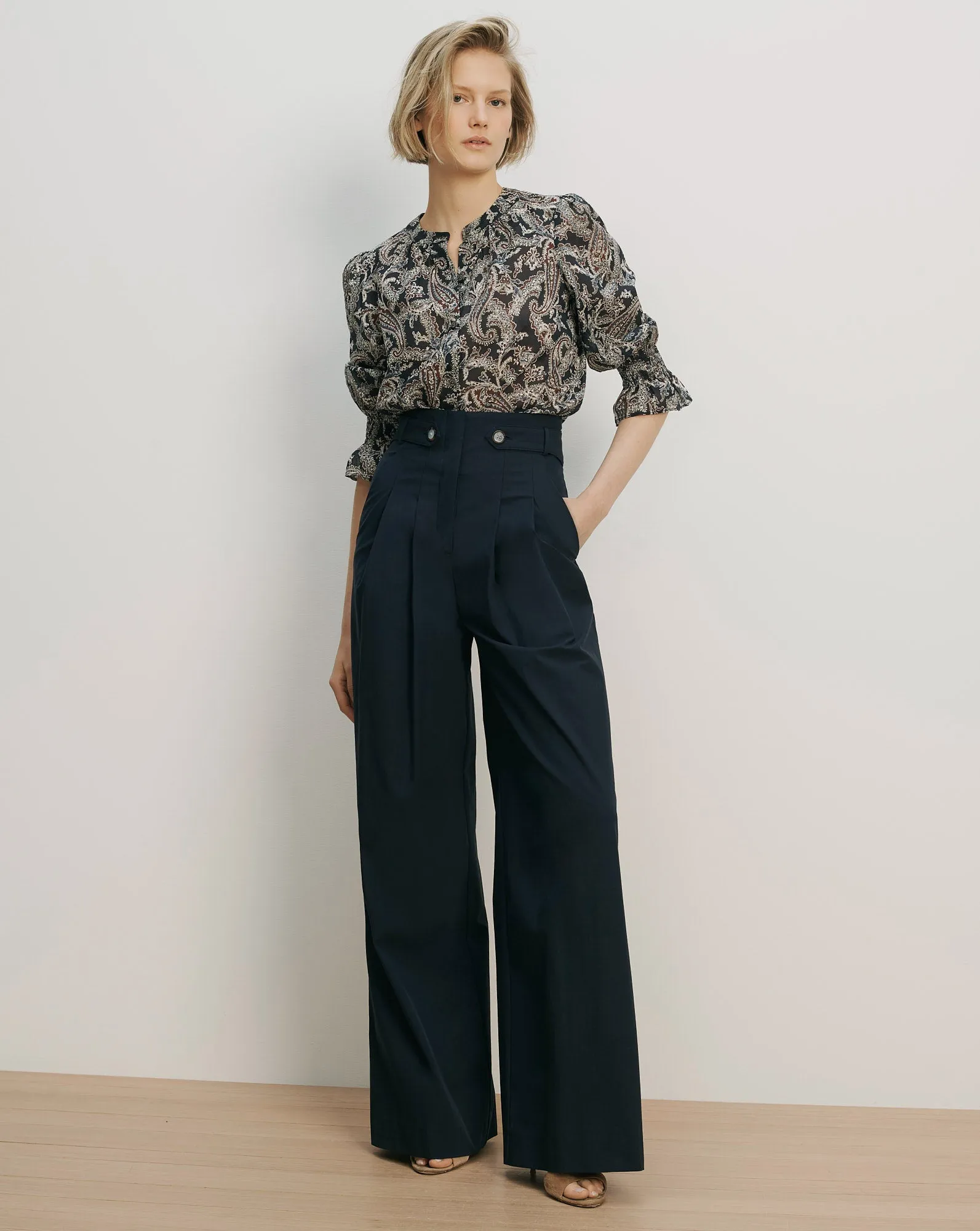 Allman Wide-Leg Pant sold by Ulla Johnson