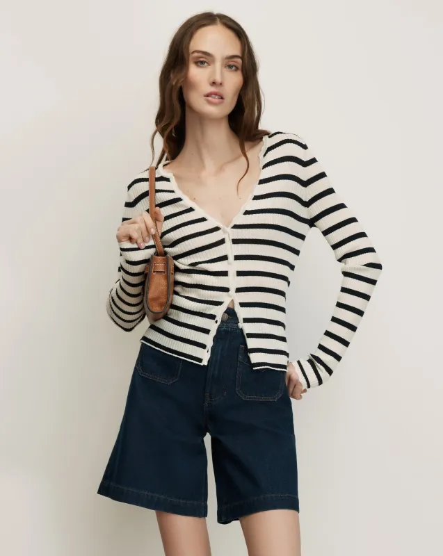 Anwin Merino Wool Cardigan made by Veronica Beard