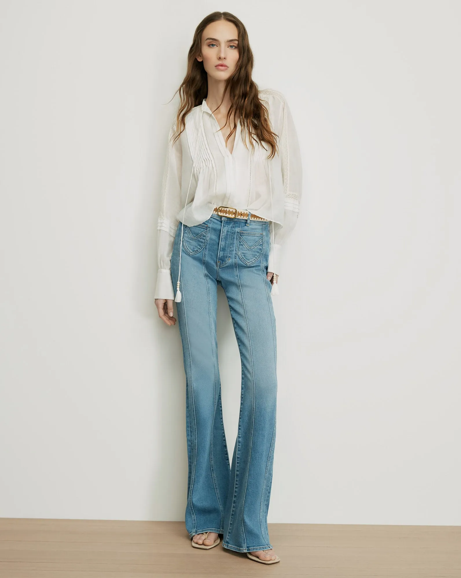 Sawyer Self-Tie Blouse sold by Ulla Johnson product image thumbnail 2