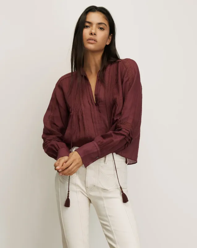 Sawyer Self-Tie Blouse made by Veronica Beard