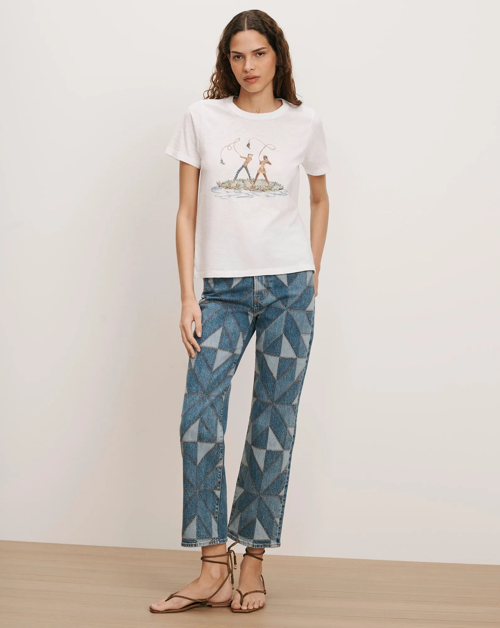 Carla Crewneck T-Shirt sold by Ulla Johnson product image thumbnail 2