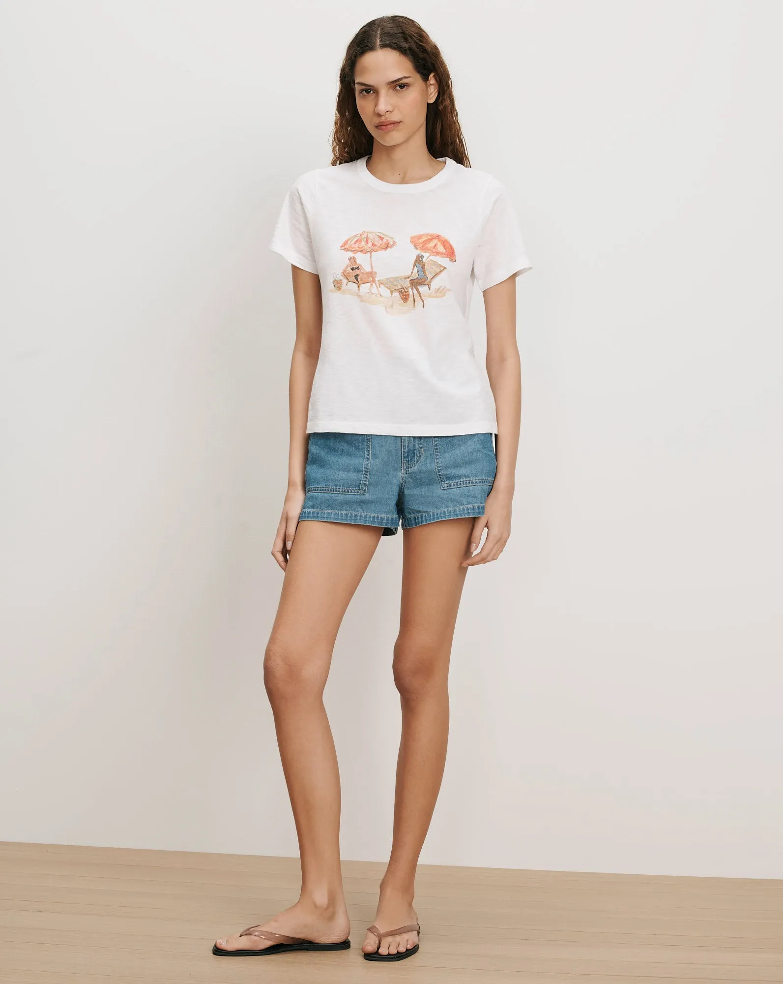 Carla Crewneck T-Shirt sold by Ulla Johnson product image thumbnail 3