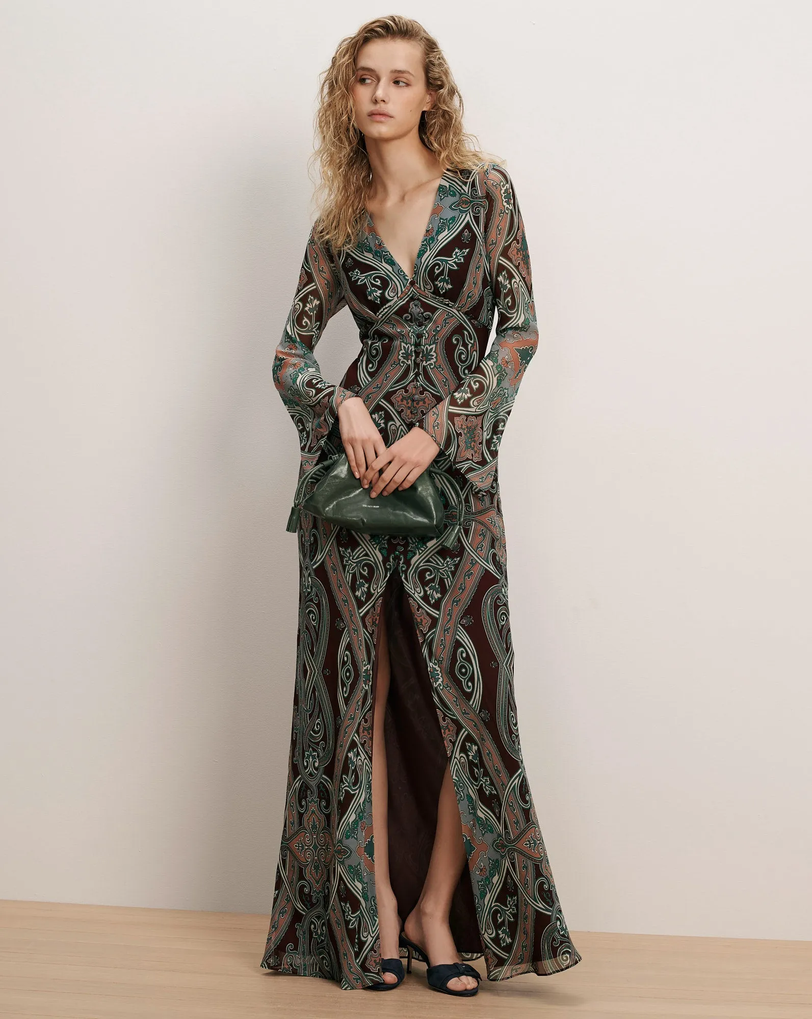 Daciana Silk Maxi Dress sold by Ulla Johnson
