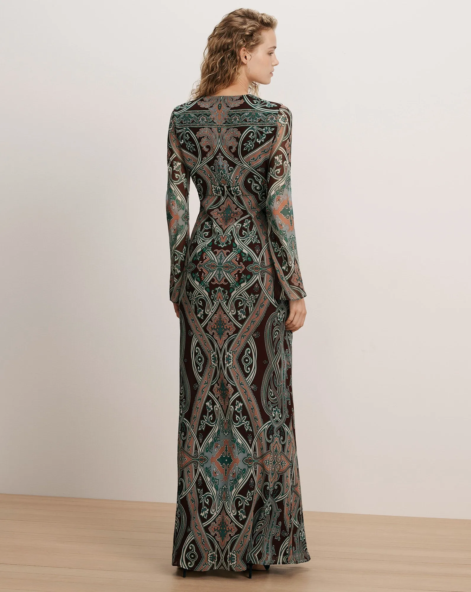 Daciana Silk Maxi Dress sold by Ulla Johnson product image thumbnail 3
