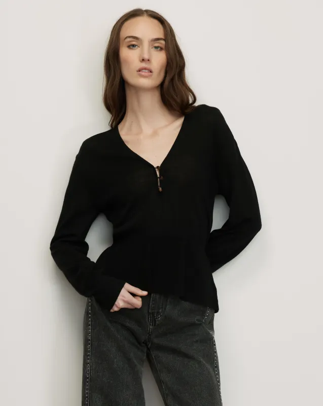 Zainen Merino Wool Pullover made by Veronica Beard