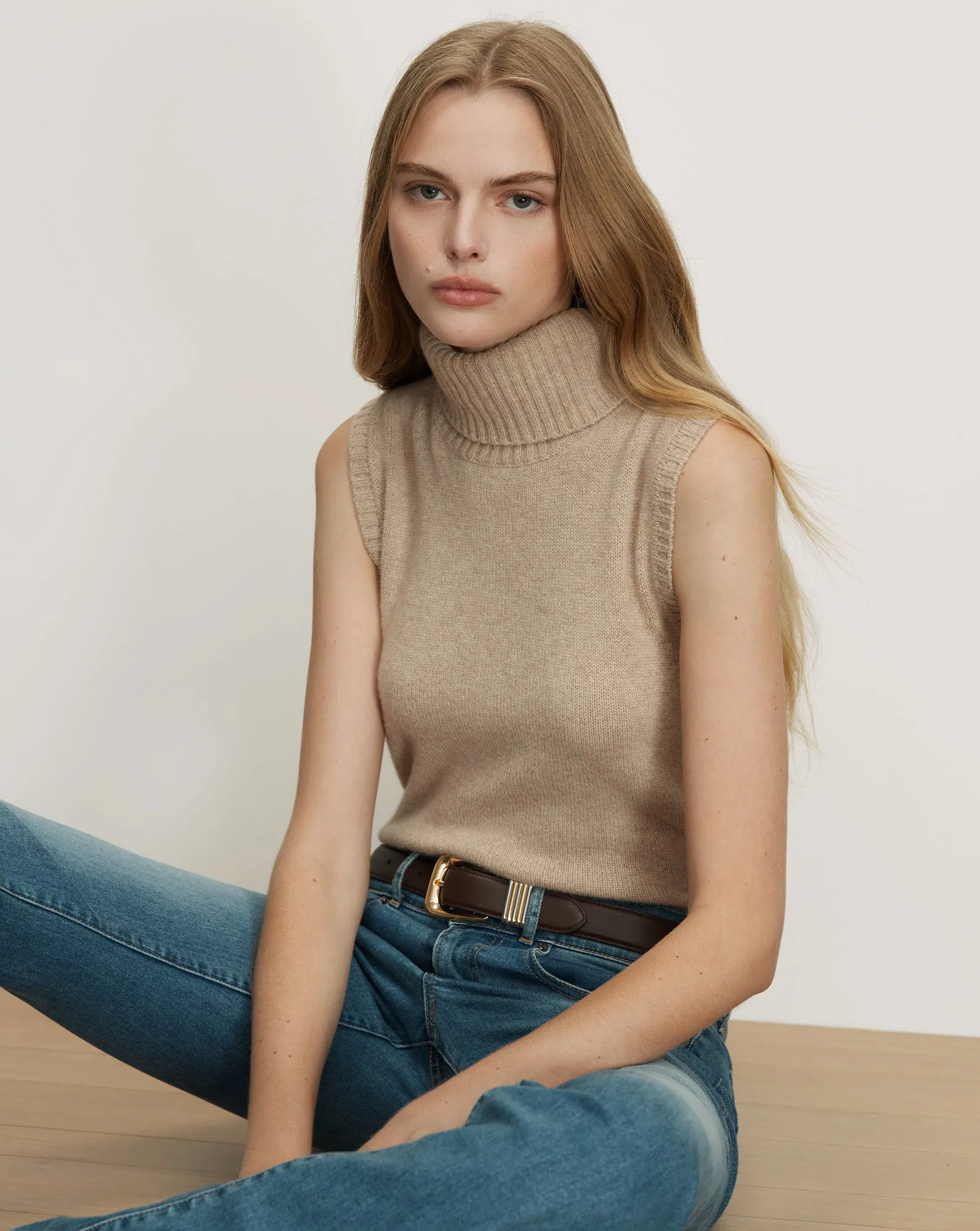 Mazzy Cashmere Sleeveless Sweater sold by Ulla Johnson