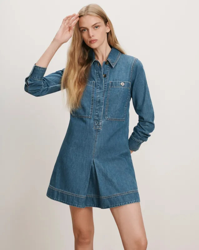 Pryce Mini Shirtdress made by Veronica Beard