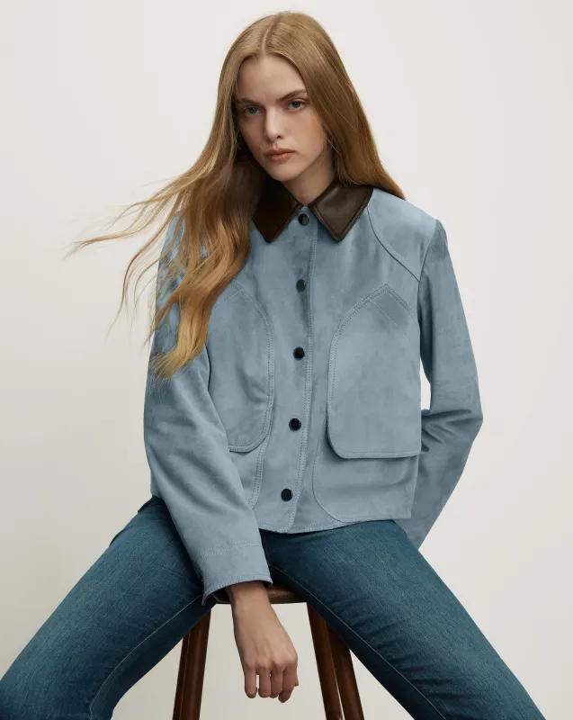 Walters Suede Jacket made by Veronica Beard